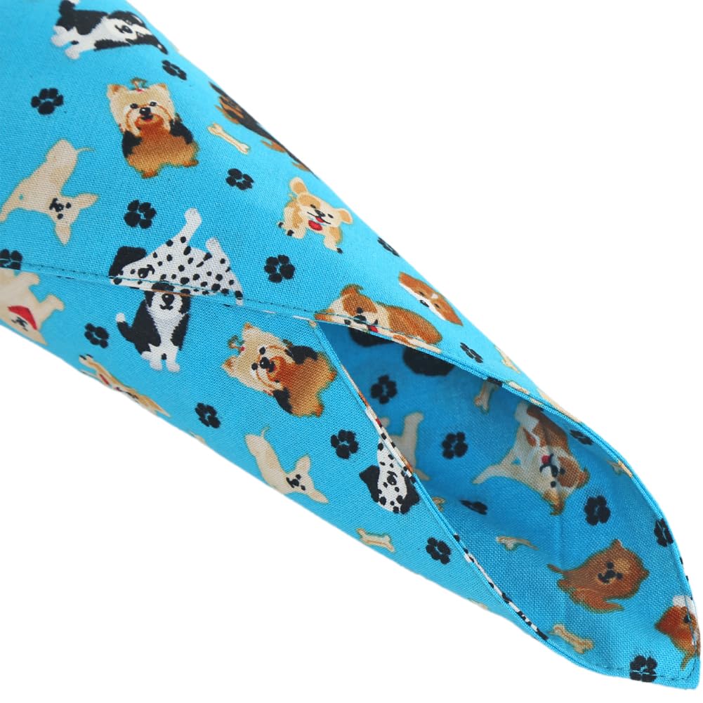 Dog Bandana Reversible Triangle Bibs Scarf Accessories For Cats Pets Animals