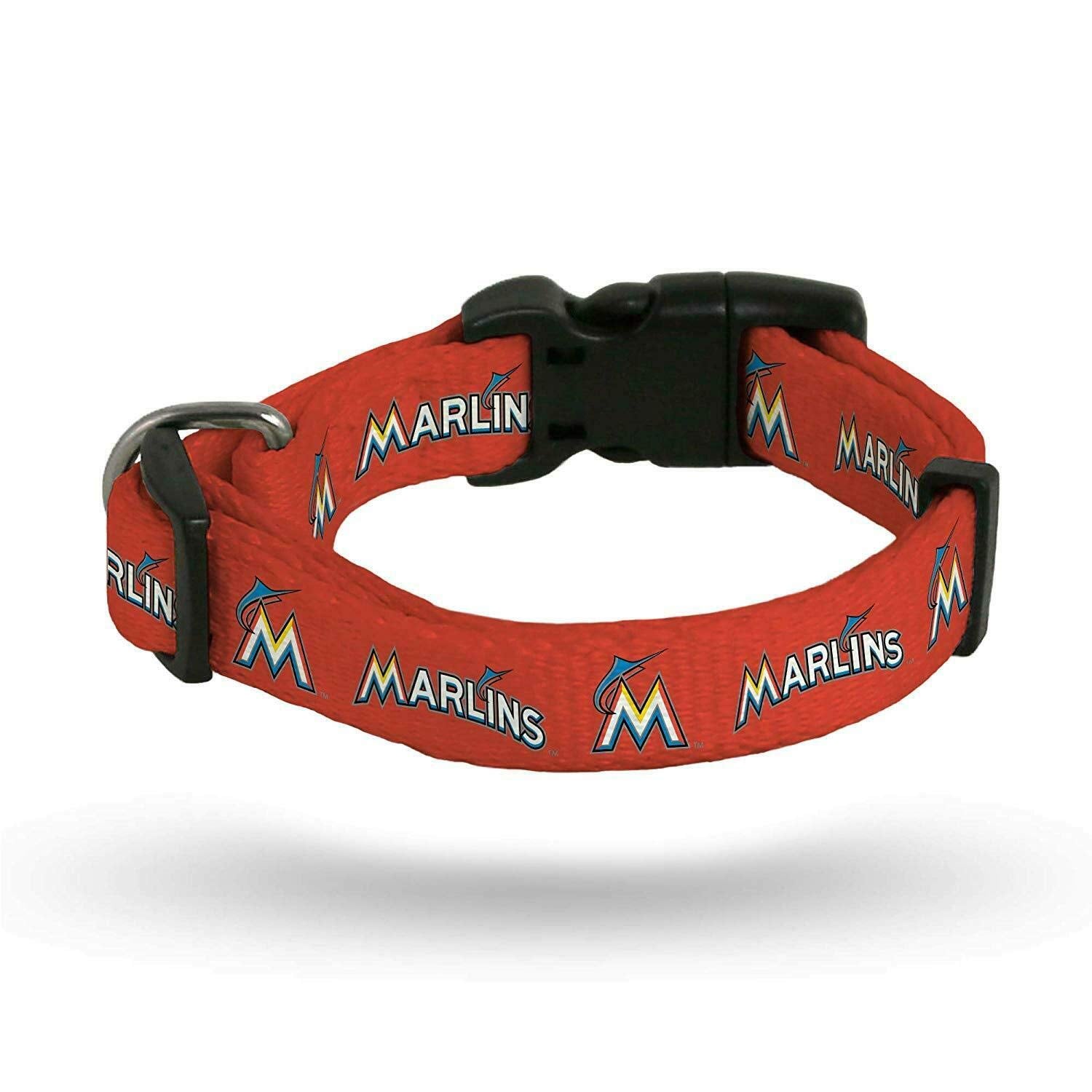 Rico Industries Mlb Miami Marlins Pet Collarpet Collar Medium, Team Colors, Medium