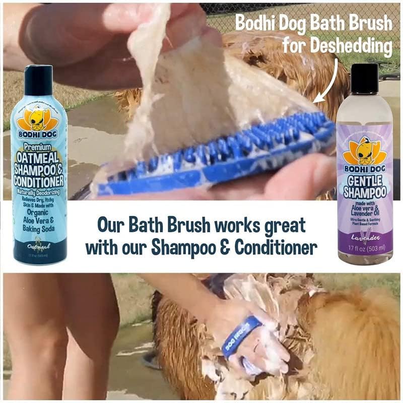Bodhi Dog Grooming Brush | Pet Shower & Bath Supplies | Long & Short Hair Scrubber For Cats & Dogs