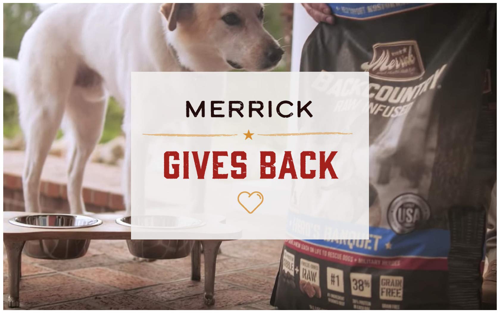 Merrick Backcountry Grain Free HeroS Banquet Dry Dog Food, 4 Lbs., Model:47009