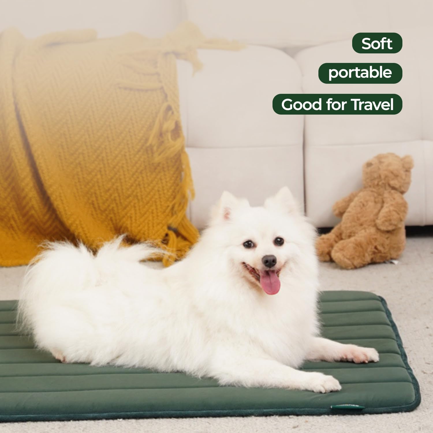 Balance Dog Crate Pad, Dog Foam Crate Mat Kennel Pad, Washable Water-Resistant Pet Bed Flat Dog Cage Mat For X-Large Dogs