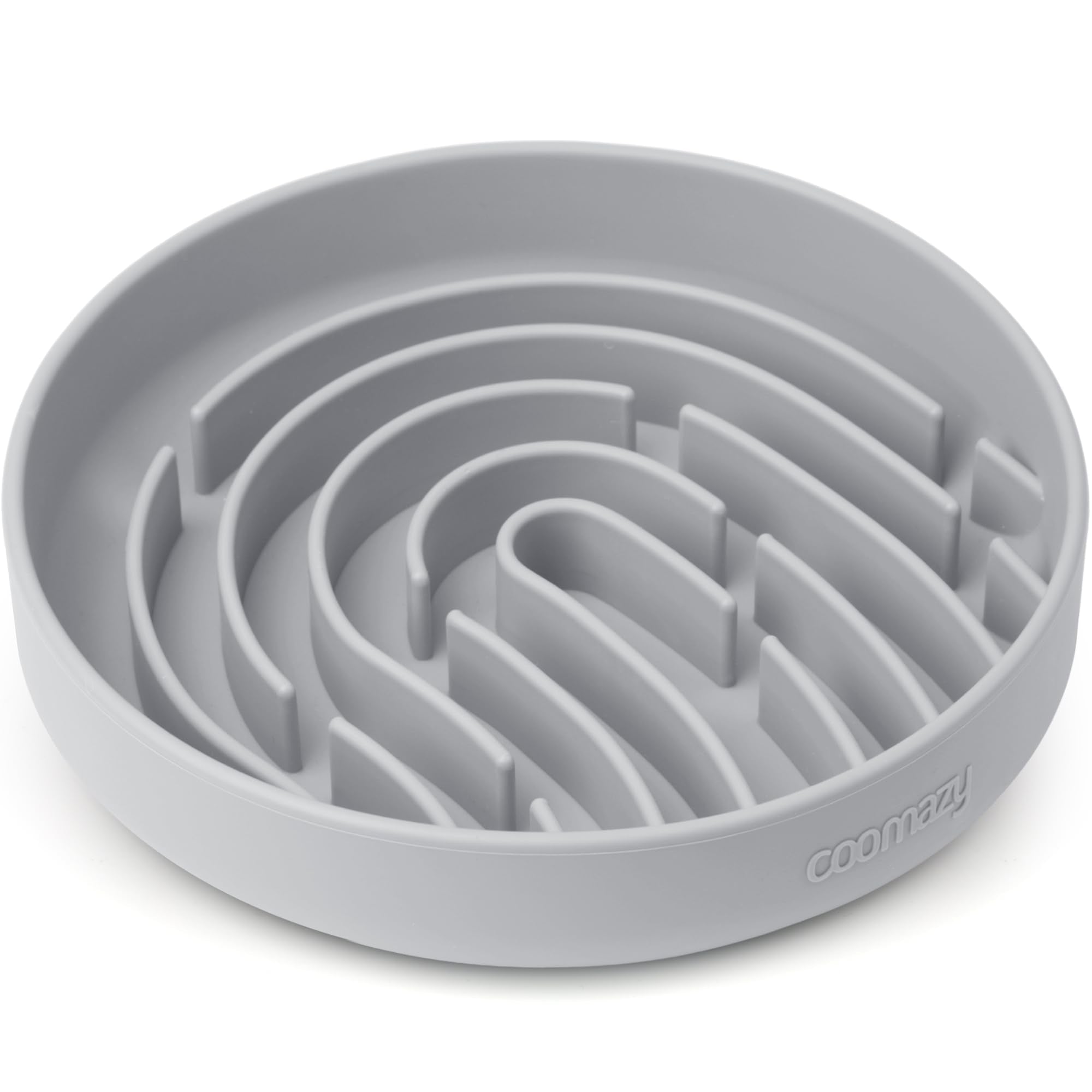 Coomazy Large Silicone Slow Feeder Dog Bowls, Interactive Puzzle Toy for Pets Food Training, Keeps Dogs Busy, Prevents Puppy Ove