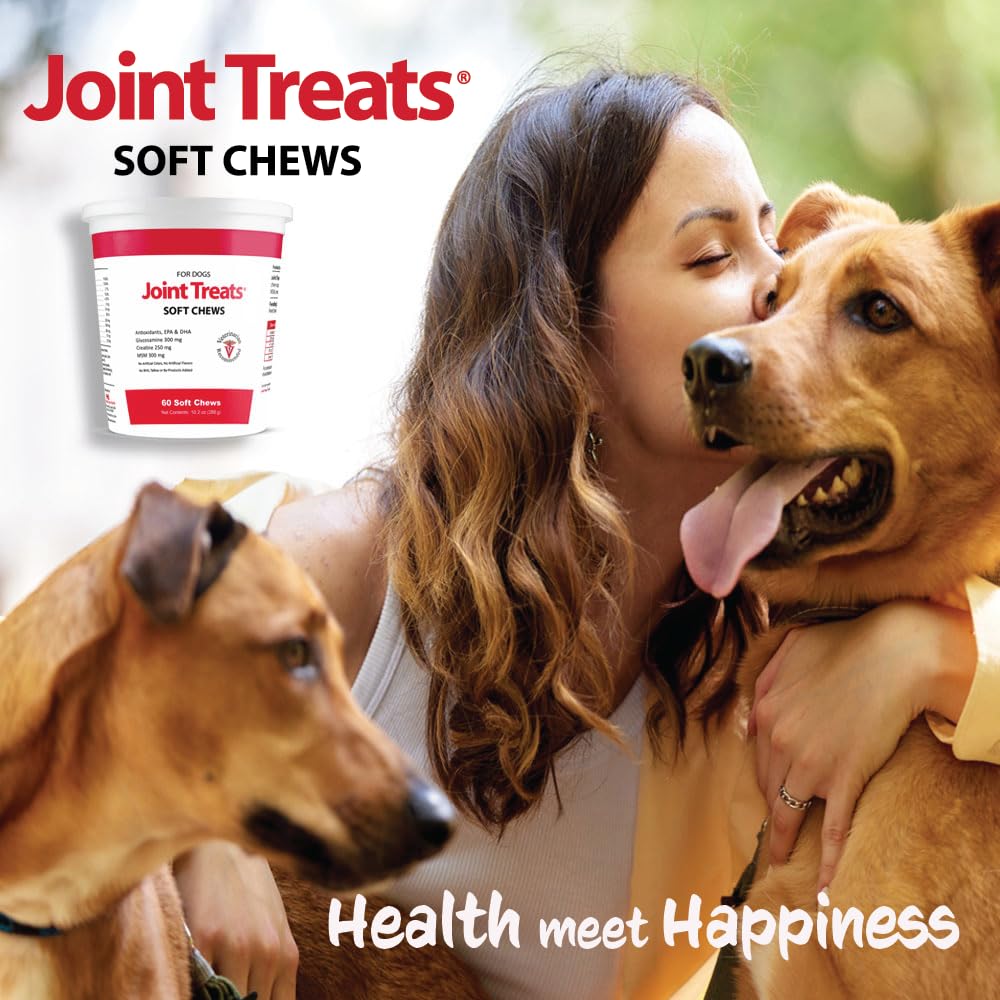 Joint Treats for Dogs - Glucosamine, MSM, Antioxidants, Creatine - Hip and Joint Pain Relief and Support Low Calorie Treat for D