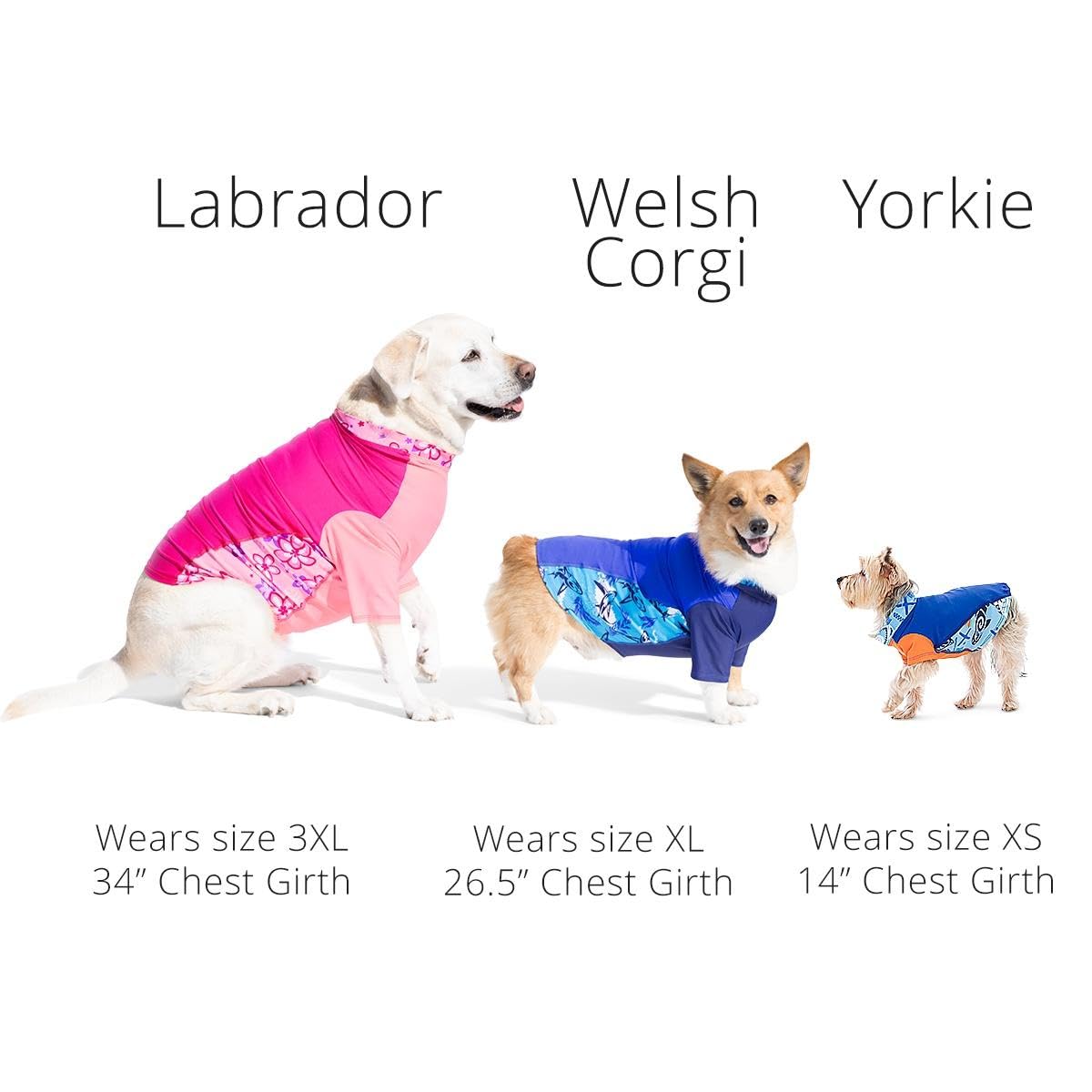 Playapup Dog Sun Shirt, Usa Made (Upf 50+), Uva, Large