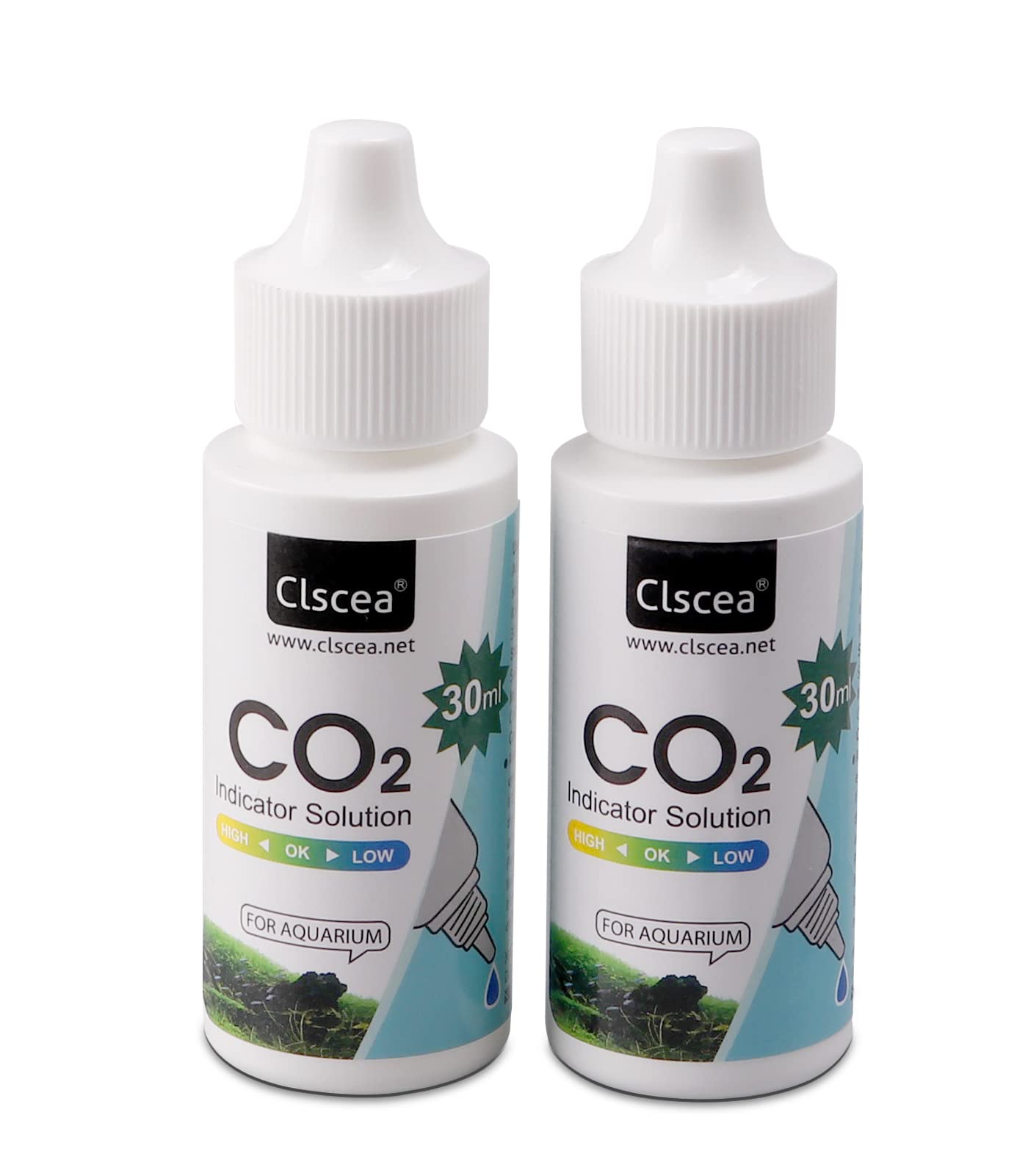 Clscea Co2 Indicator Solution Drop Checker Solution For Aquarium 60Ml