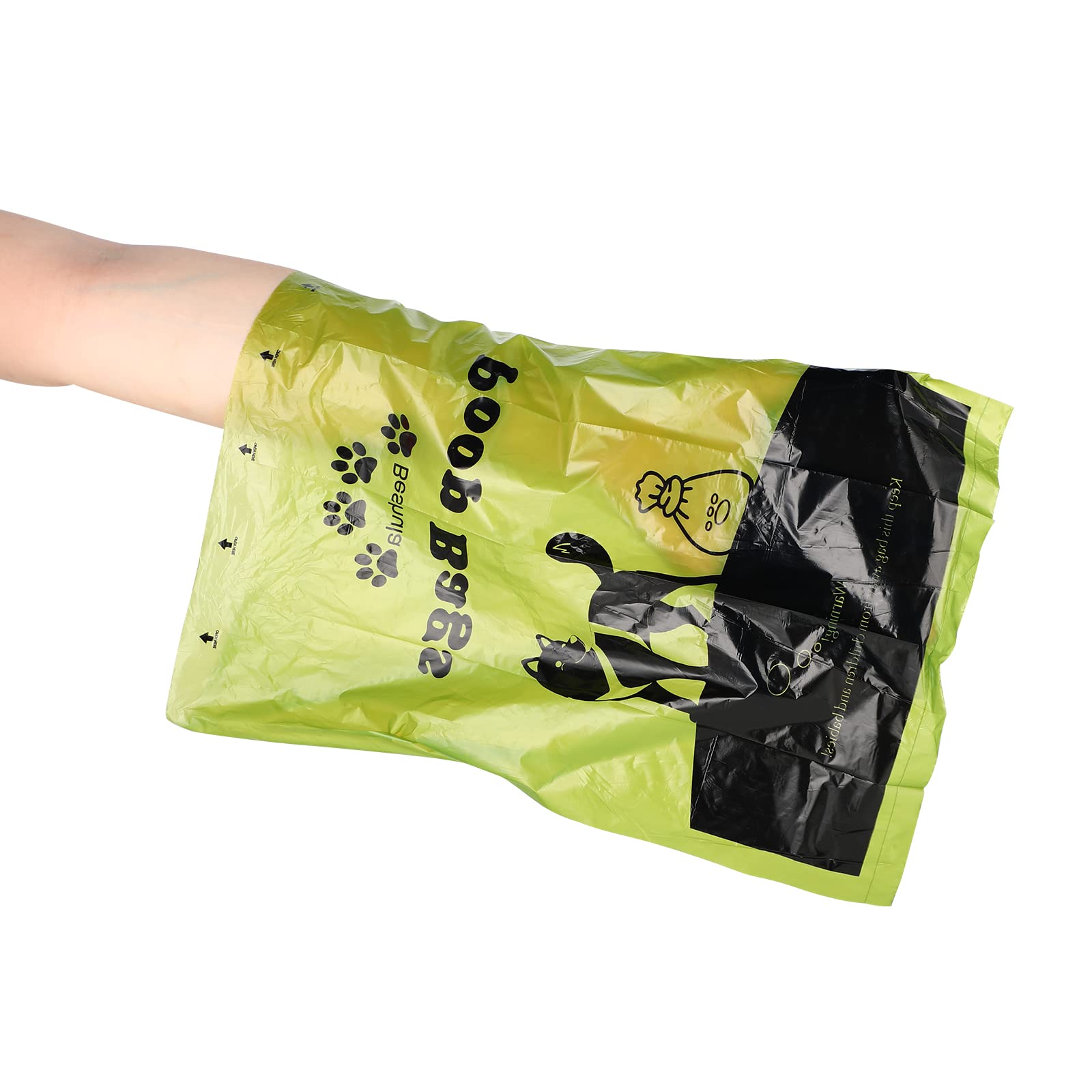 Dog Poop Bags Rolls: Large and Leak Proof Poop Bag with Dispenser for Dogs, 27 Rolls 540 Counts Poop Bags - Scented