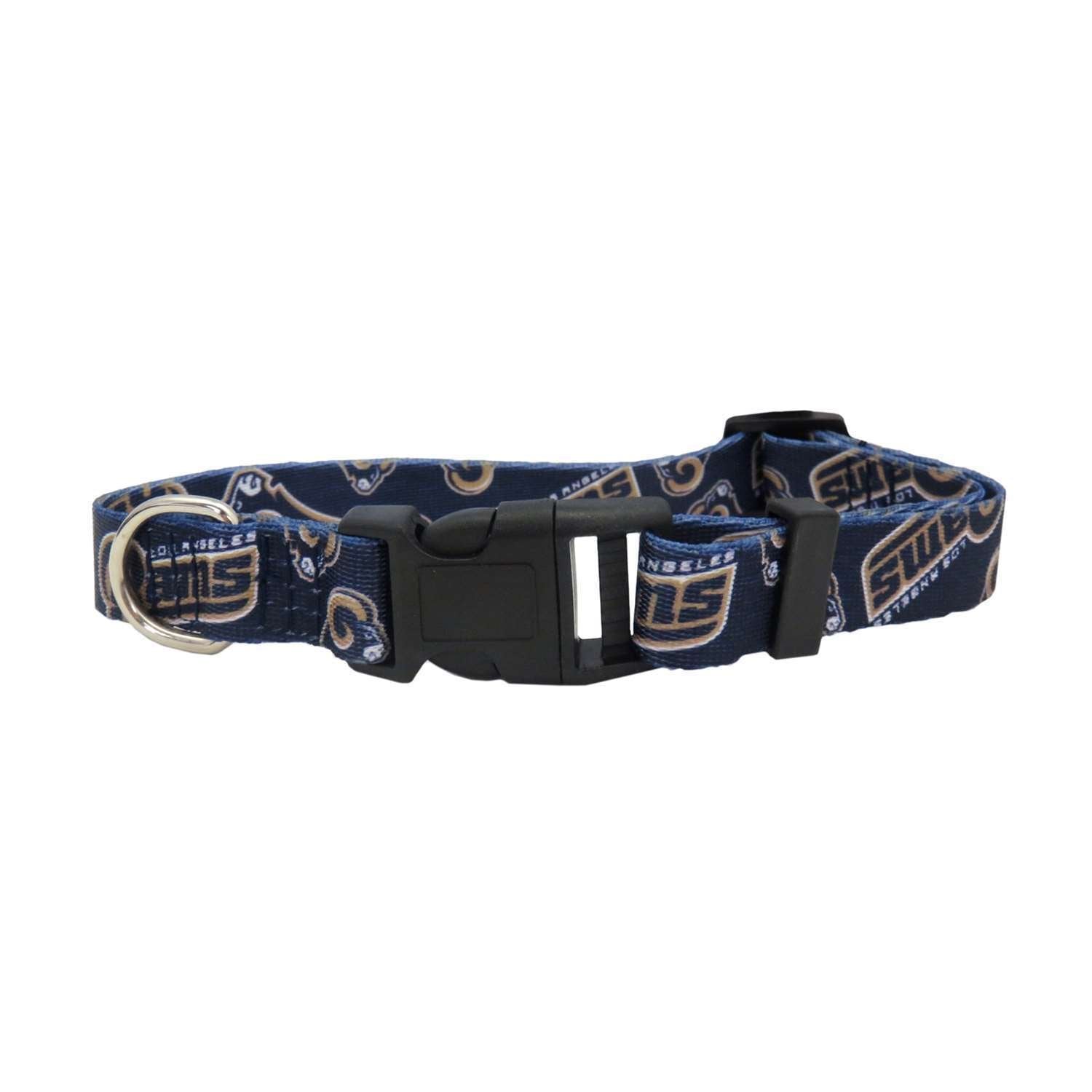 Littlearth Unisex-Adult Nfl Los Angeles Rams Pet Collar, Team Color, Medium
