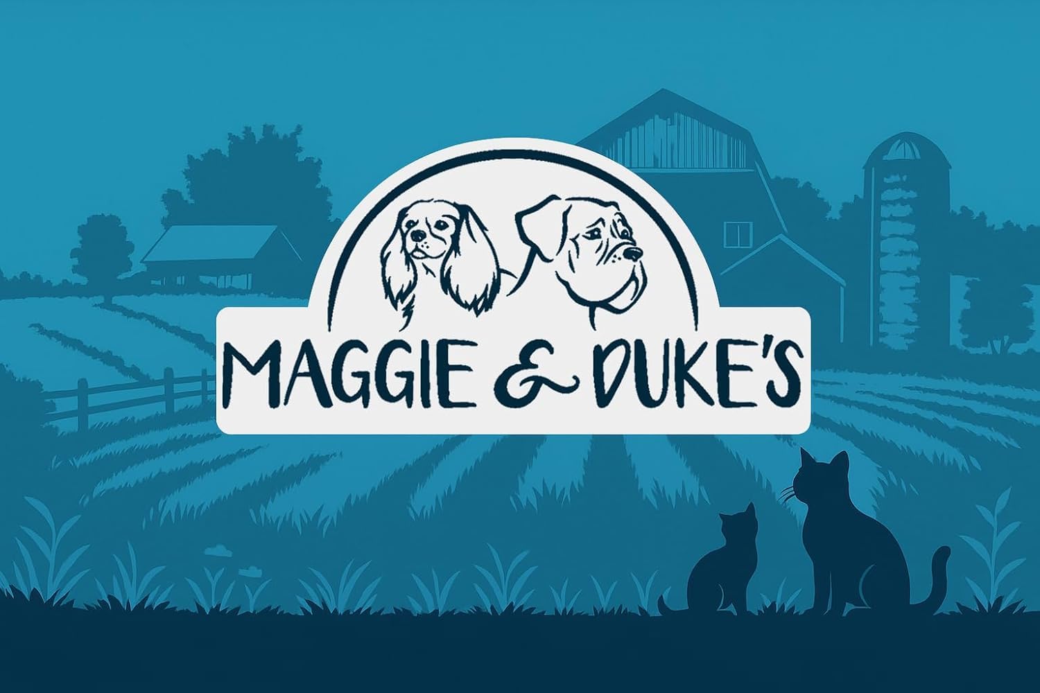 CountryMax Maggie and Dukes Canned Cat Food - 14 oz - High-Protein, Grain-Free Wet Food for Adult Cats & Kittens (Case of 24 Can