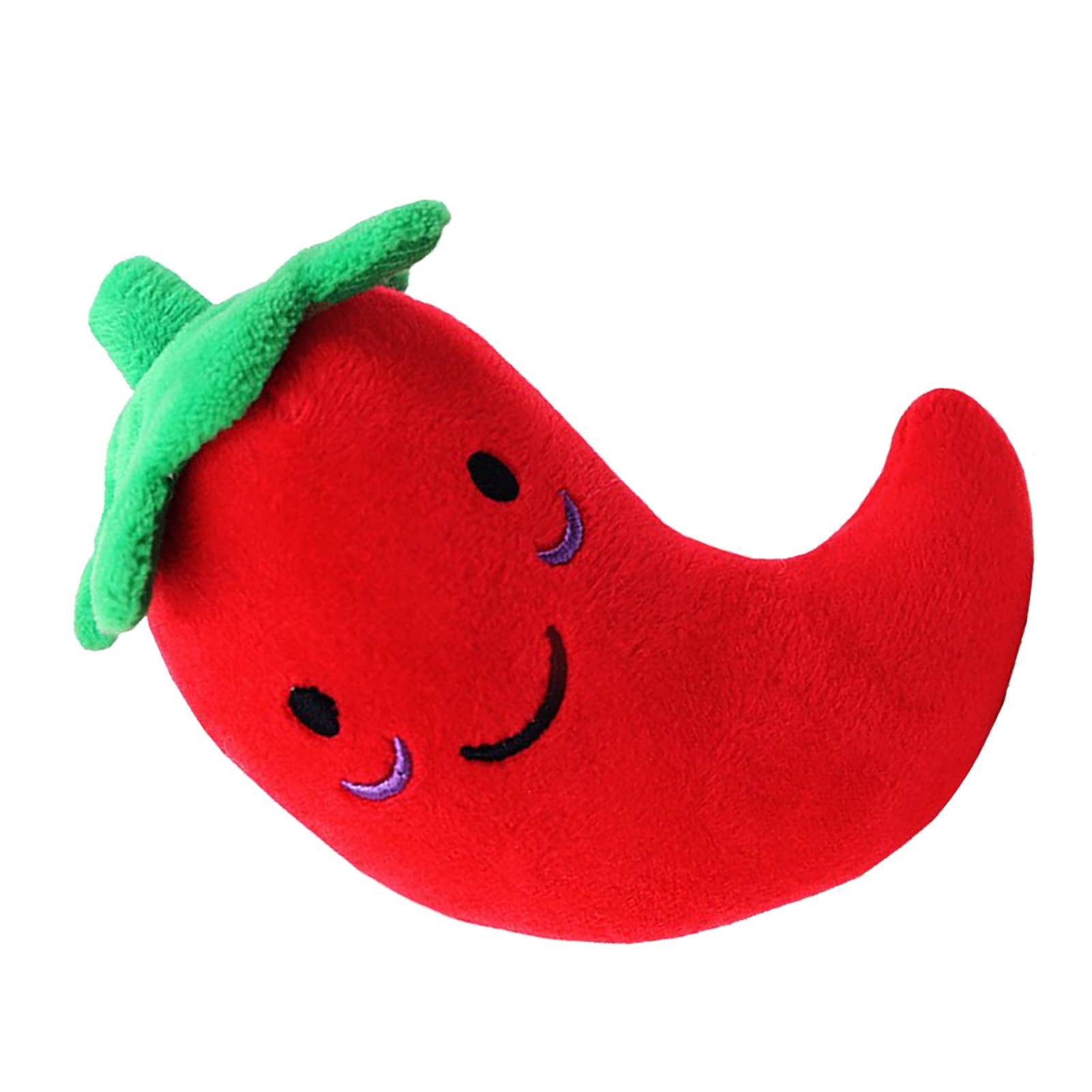 Red Chili Peppers Nearly Indestructible Tough Dog Chewing Toys Dog Chew Toys For Aggressive Chewers Rubber Teeth Cleaning Dog Ru