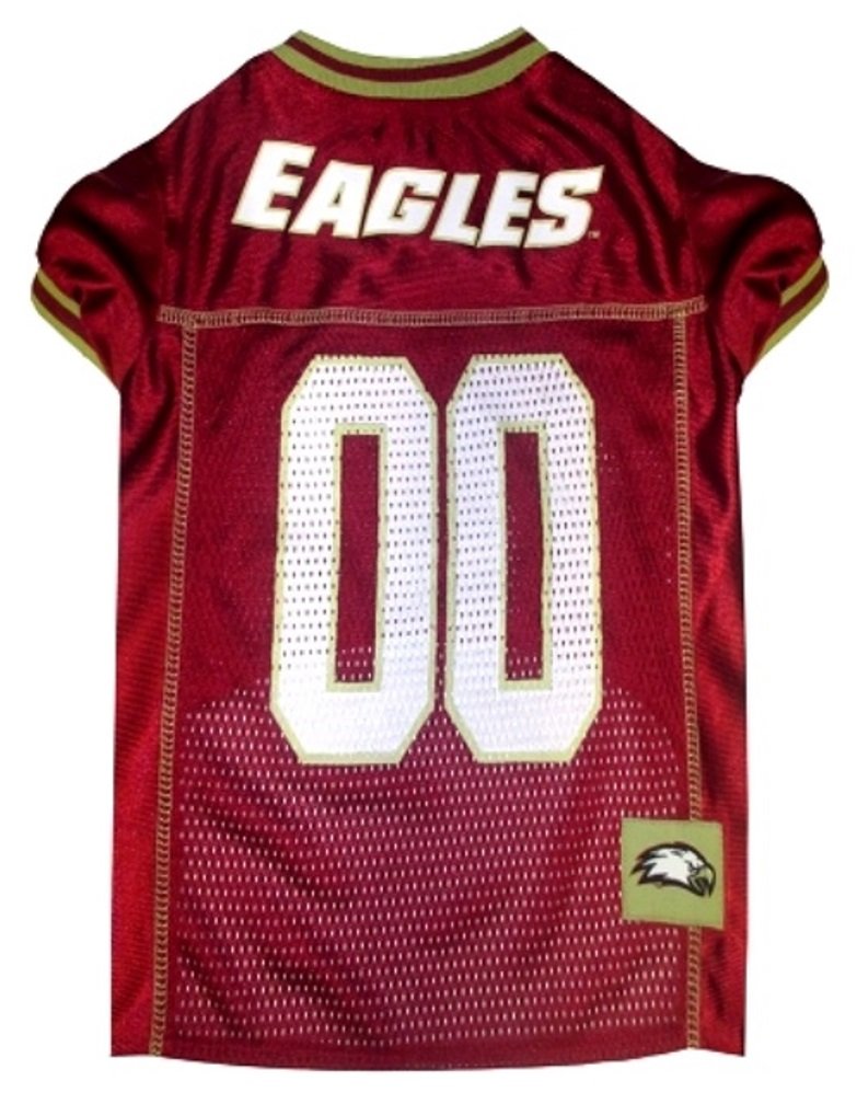 Pets First NCAA College Boston College Eagles Mesh Jersey for DOGS & CATS, X-Small. Licensed Dog Jersey with your Favorite Footb