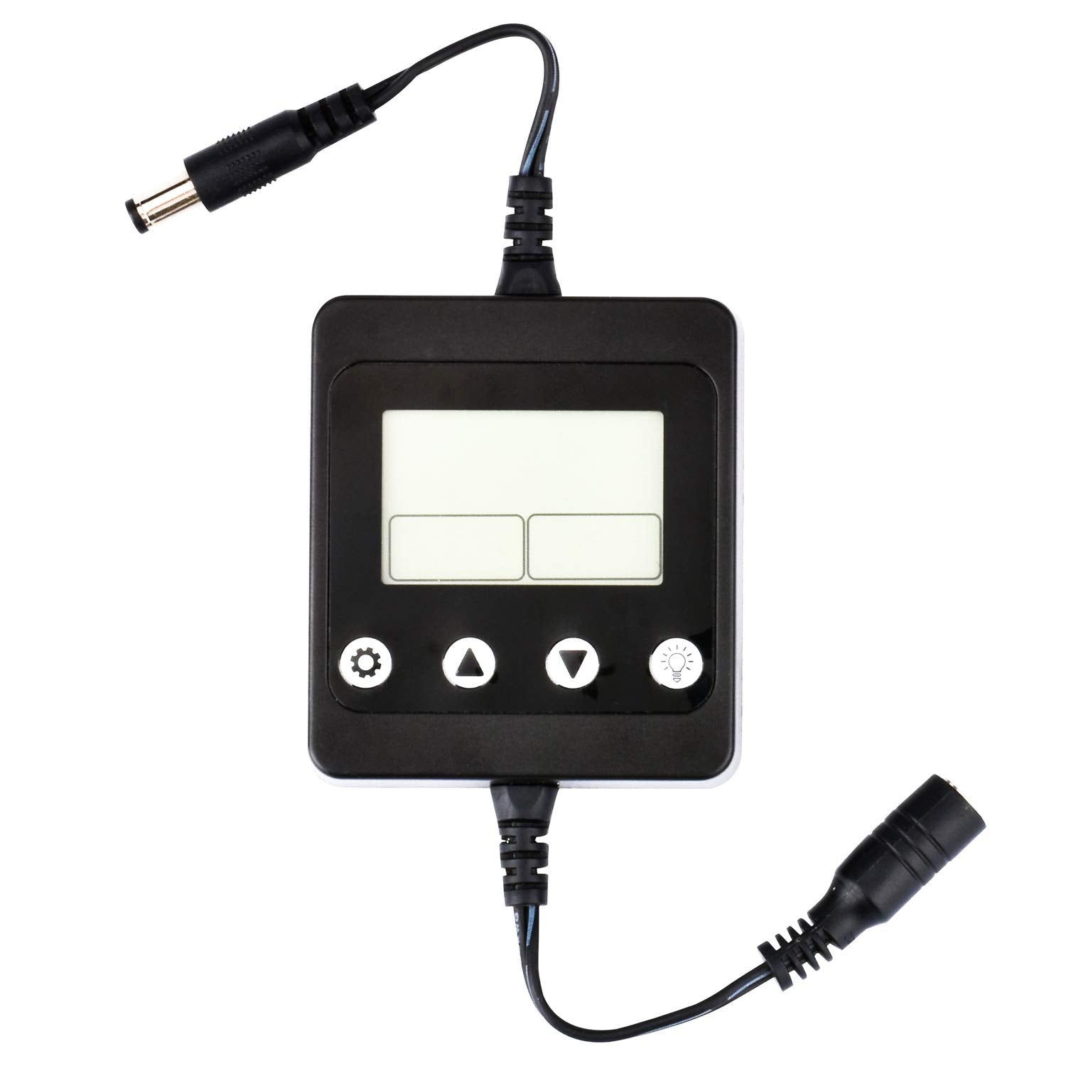 KZKR LED Aquarium Light Timer & Dimmer, Adjustable Control, Black, Aluminum, 1 Timer/Dimmer
