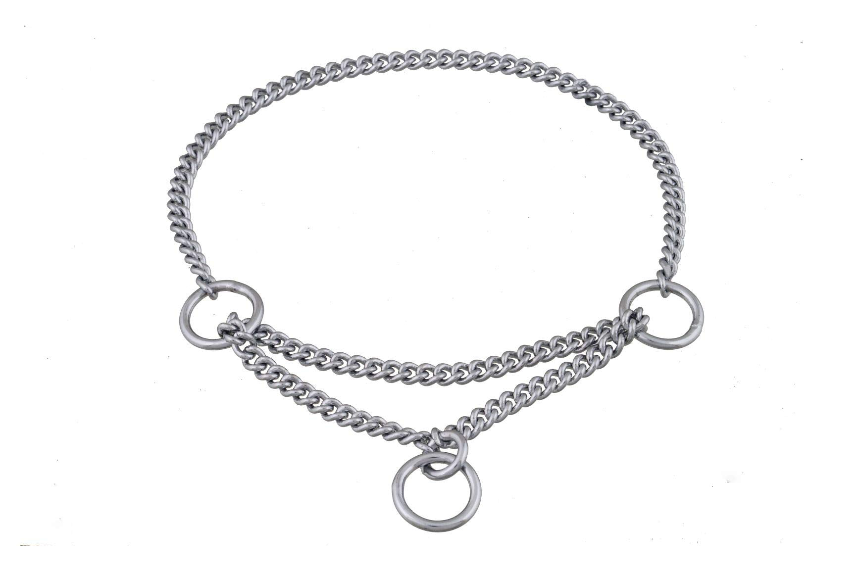 Alvalley Martingale Collar For Dogs - Brass Chain Dog Chain Collars, Durable Martingale Dog Collar For Small, Medium, And Large 