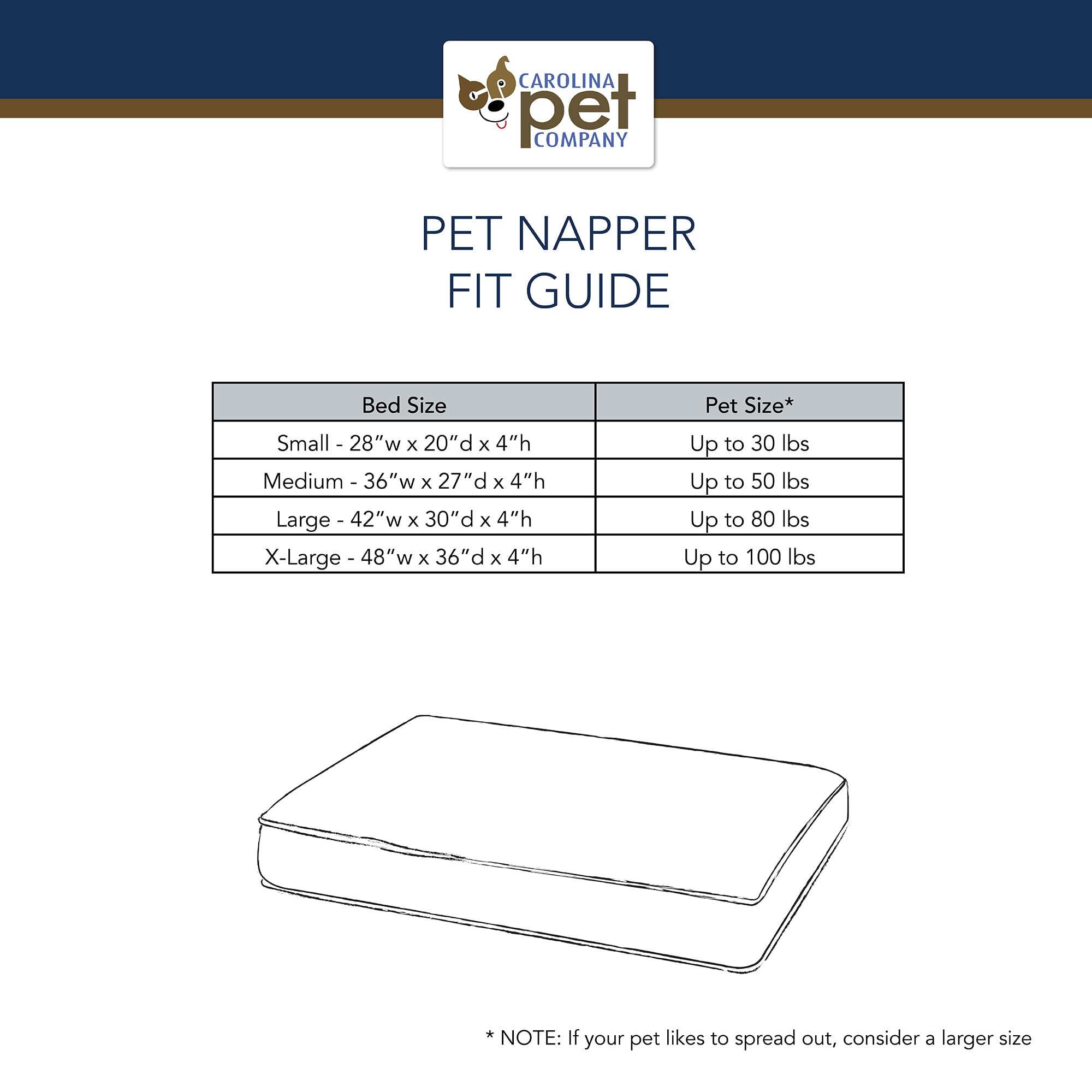 Pendleton National Park Napper Dog Bed - Acadia, Xl