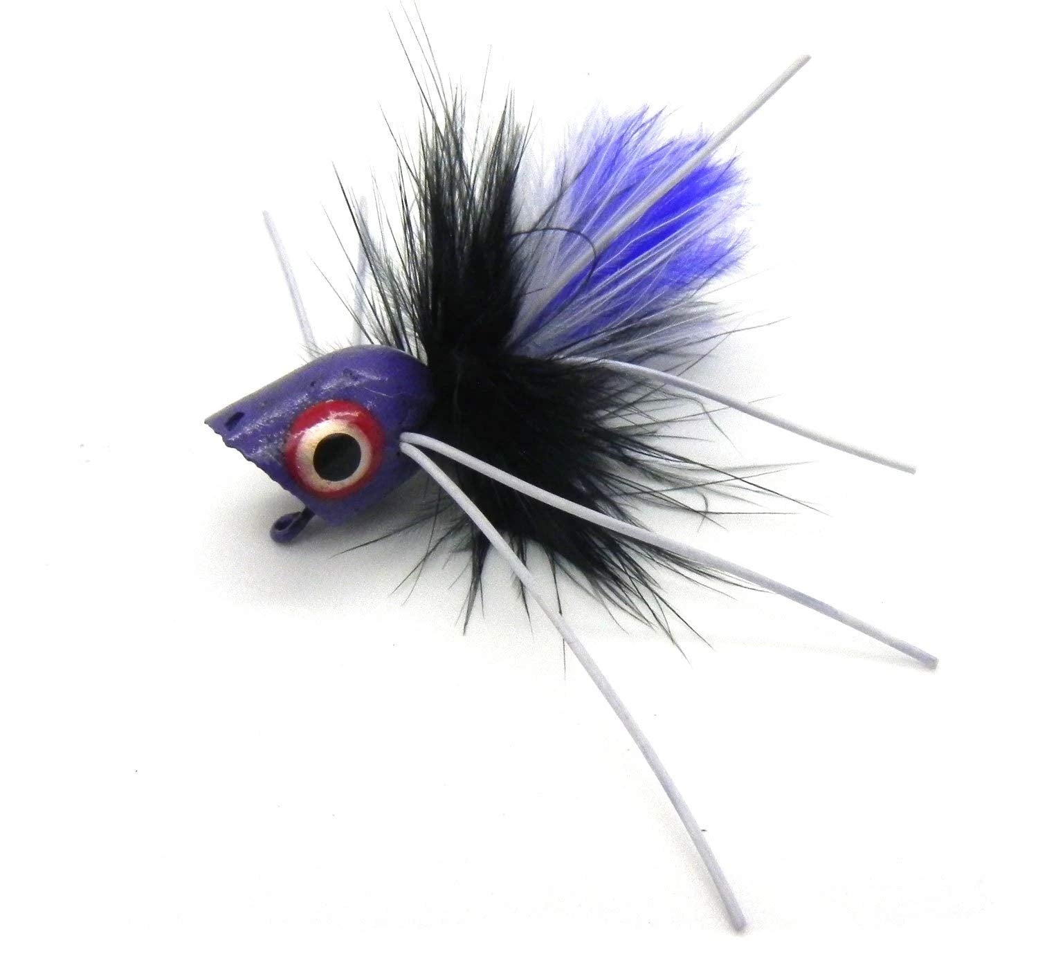 Kat Fly Cat Toy Teaser Wand With Bugsy Bug Fly Katfly Teaser - Purple