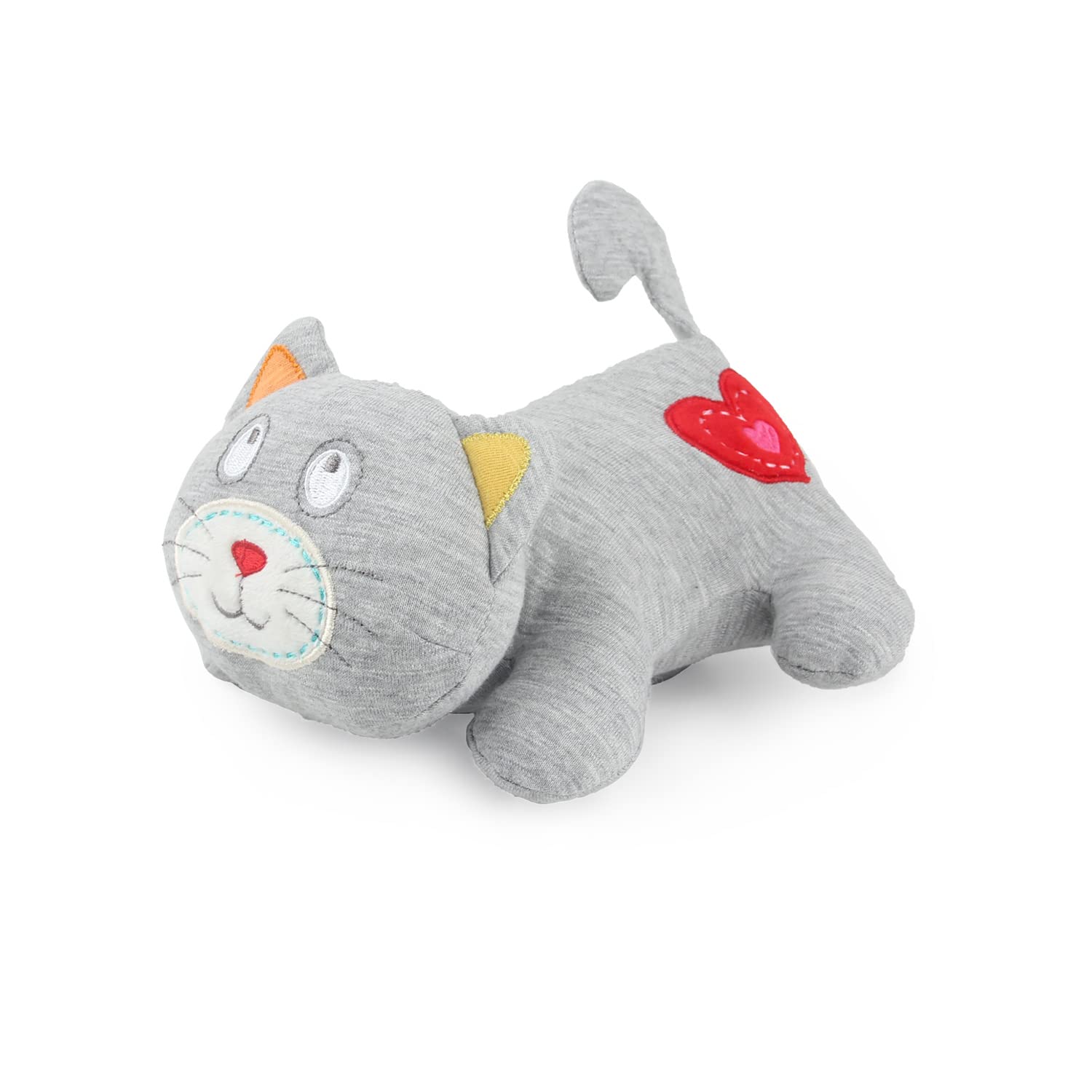 AFP Heartbeat Cat Calming Toy Heartbeat Soothing Kitty Toys Stuffed Plush Warm Toys for Cats Comfort Kitty Stress Relief and Sle