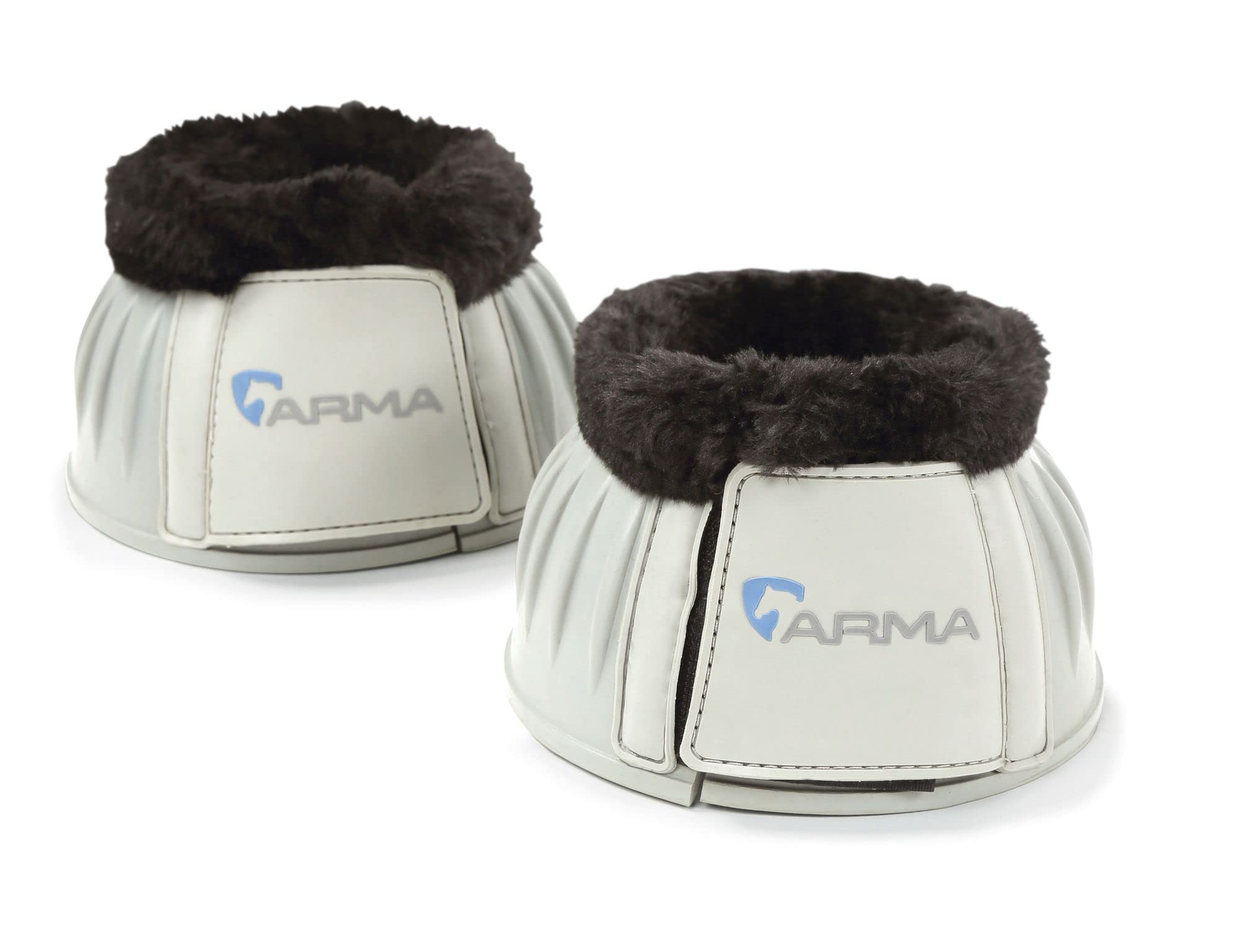 Shires Arma Fleece Trim Bell Boot (Grey, Full)