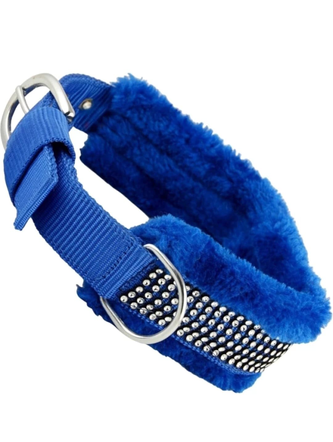 Soft Fur Padded Puppy Dog Collar | Adjustable Lightweight Nylon Pet Collar | Comfortable AntiChafing For Small Dogs, Puppies & 