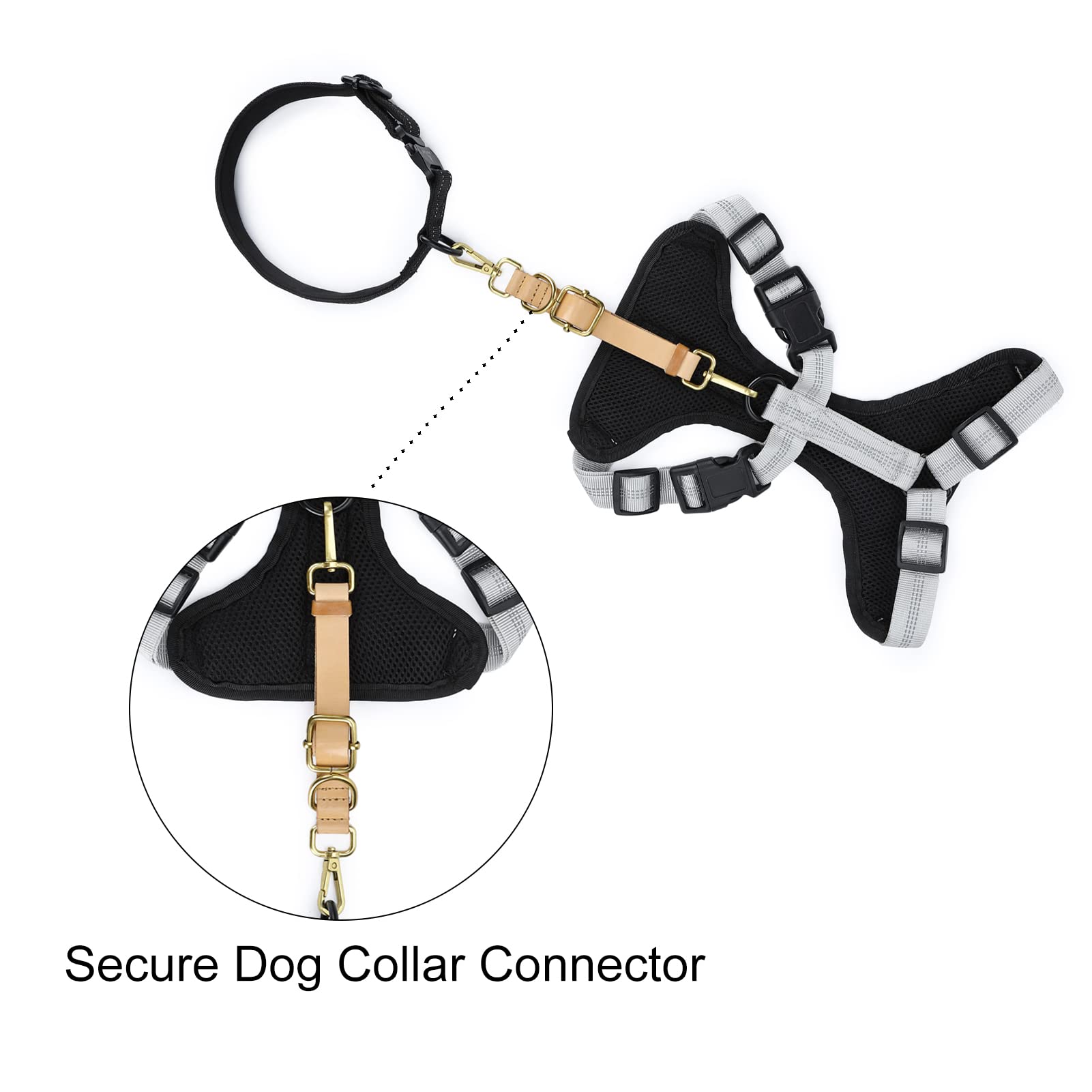 Jipimon Chain Dog Collar Adjustable Choke Collar Dog Training Collar For Small Medium Large Dogs (1)