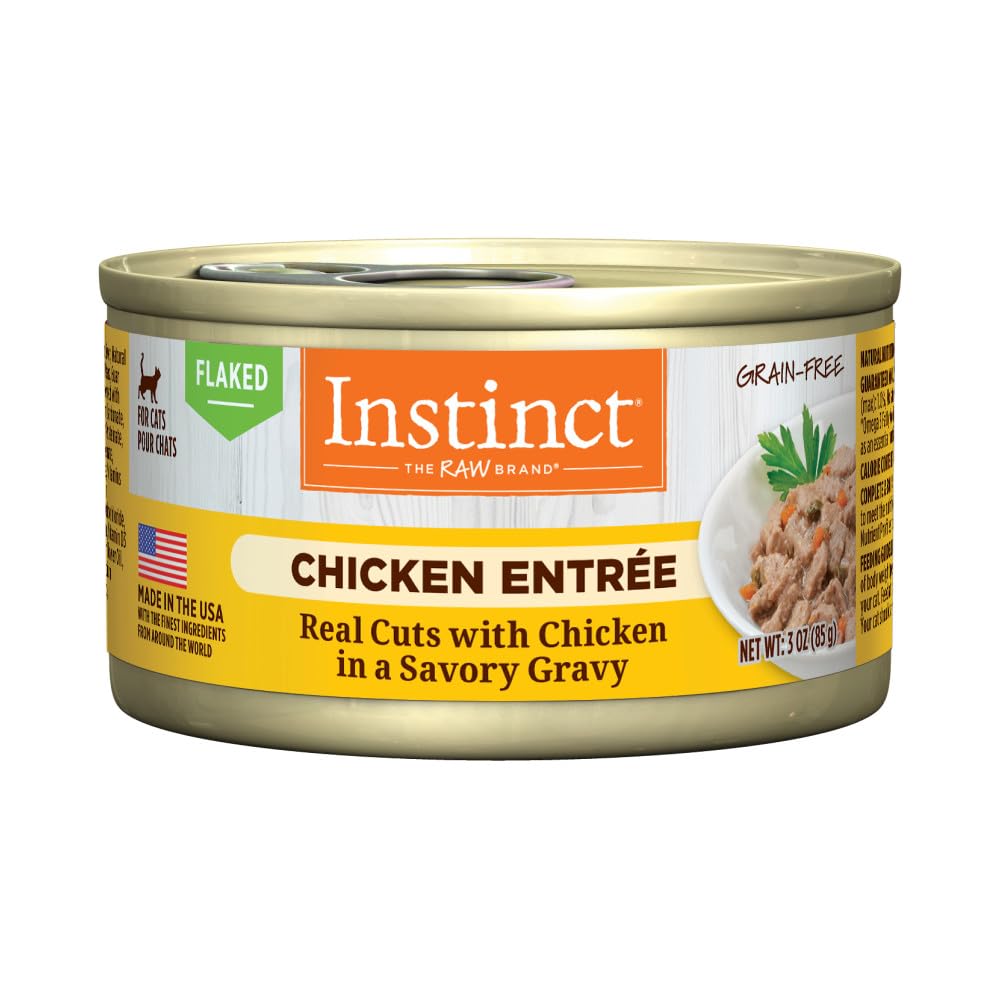 Instinct Flaked Chicken Entr  e Wet Cat Food 3 oz. Can