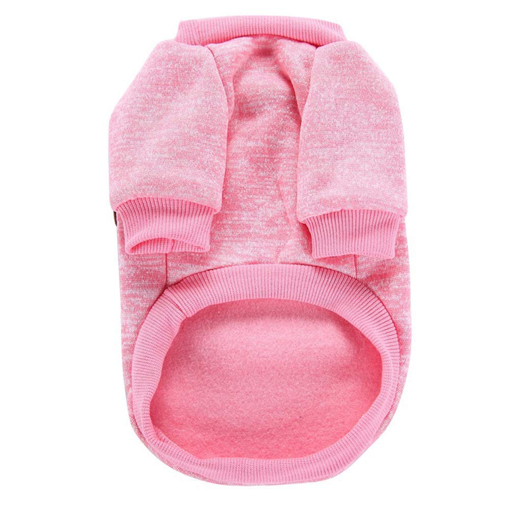 Chborless Pet Dog Classic Knitwear Sweater Warm Winter Puppy Pet Coat Soft Sweater Clothing For Small Dogs (M, Pink)