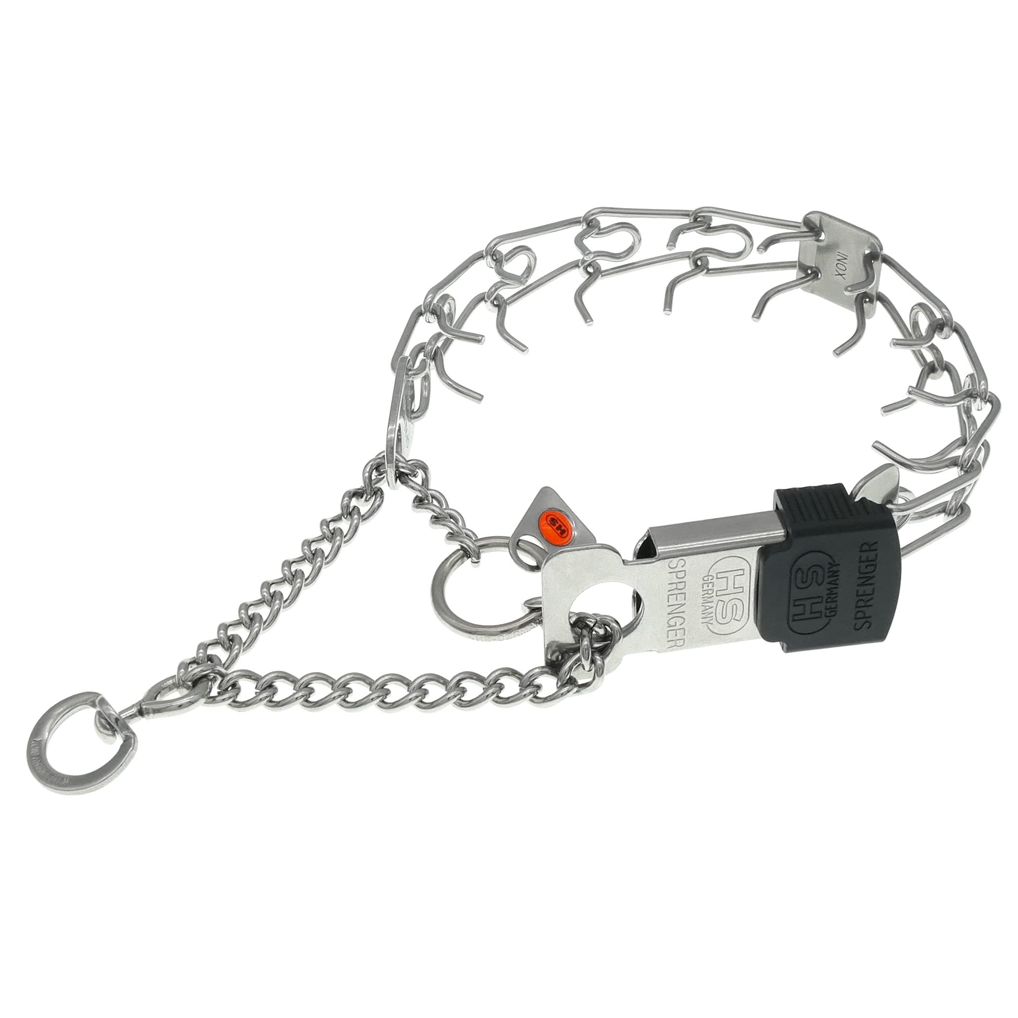 Herm Sprenger Dog Training Prong Collar With Quick Release Cliclock Buckle For Small Medium Large Dogs Stainless Steel Collar Fo