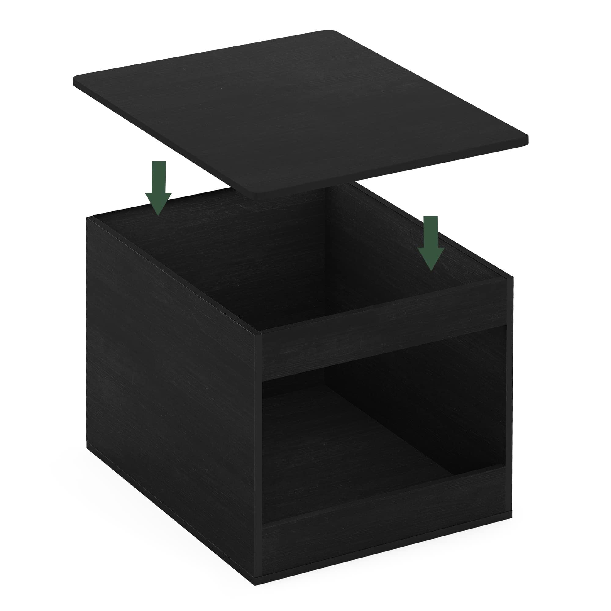 Furinno Peli Top Opening Litter Box Enclosure, Americano