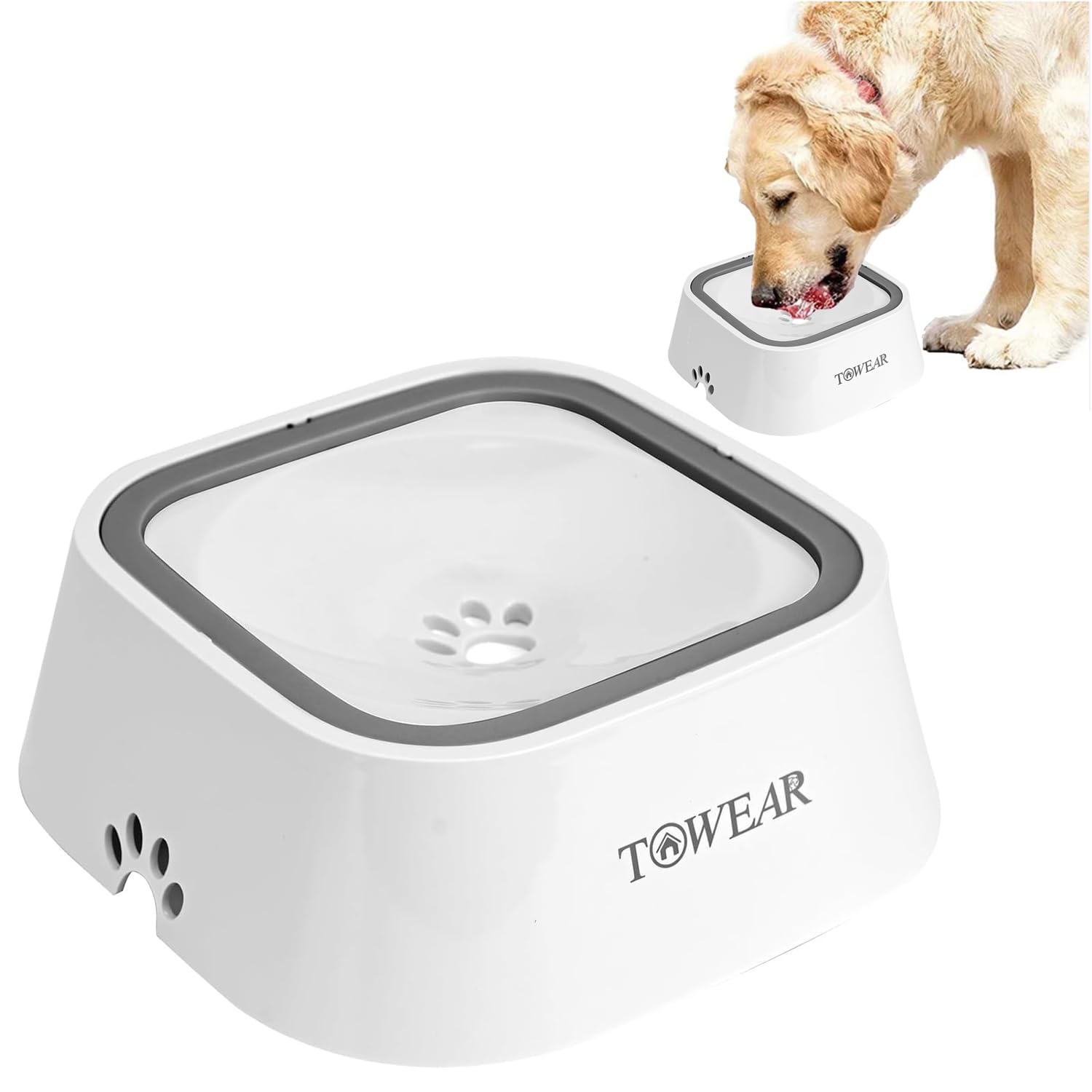 Non Spill Travel Dog Water Bowl With 1.5L For Dog Cat Puppy Kitten