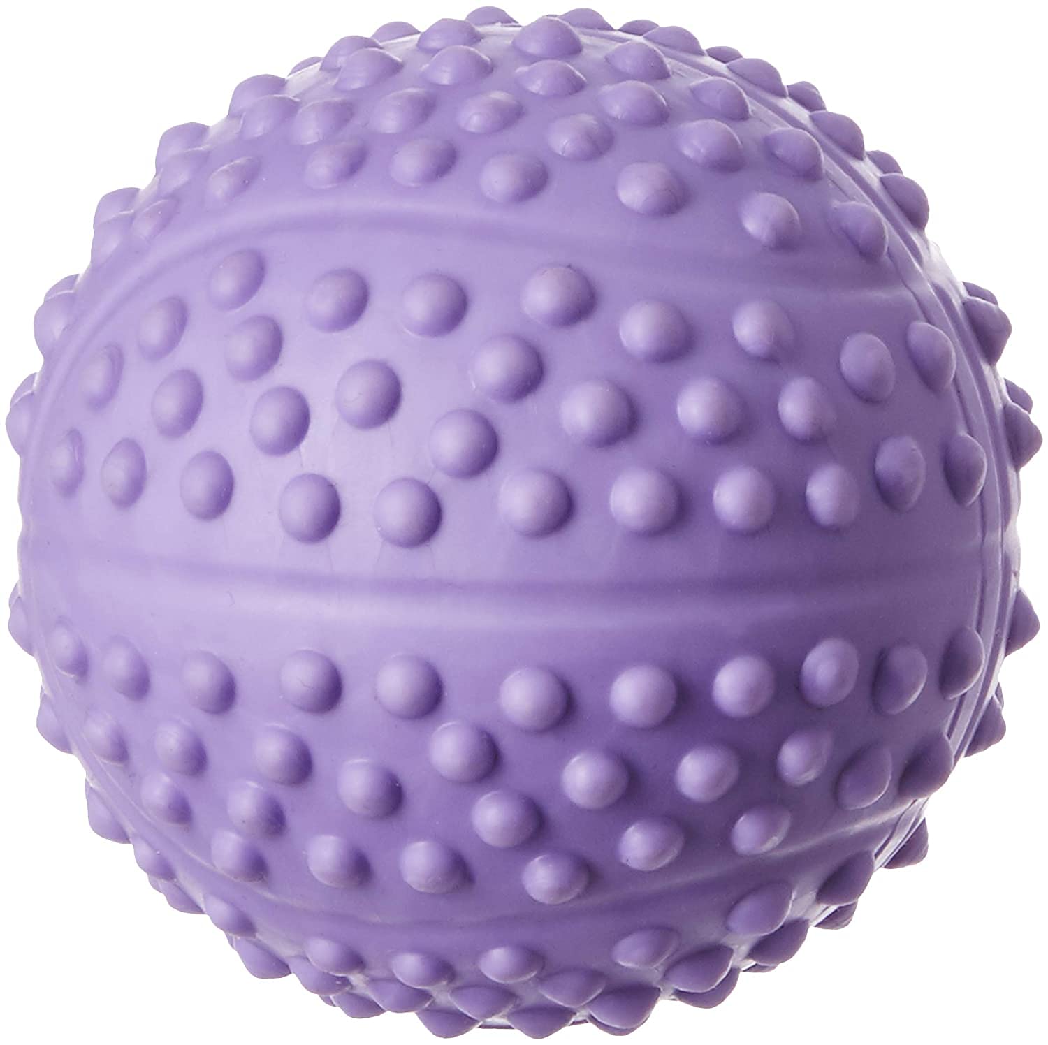 Dog Trust Natural Rubber Led Spiked Ball Dog Chew Toy, Assorted (Set Of 1),
