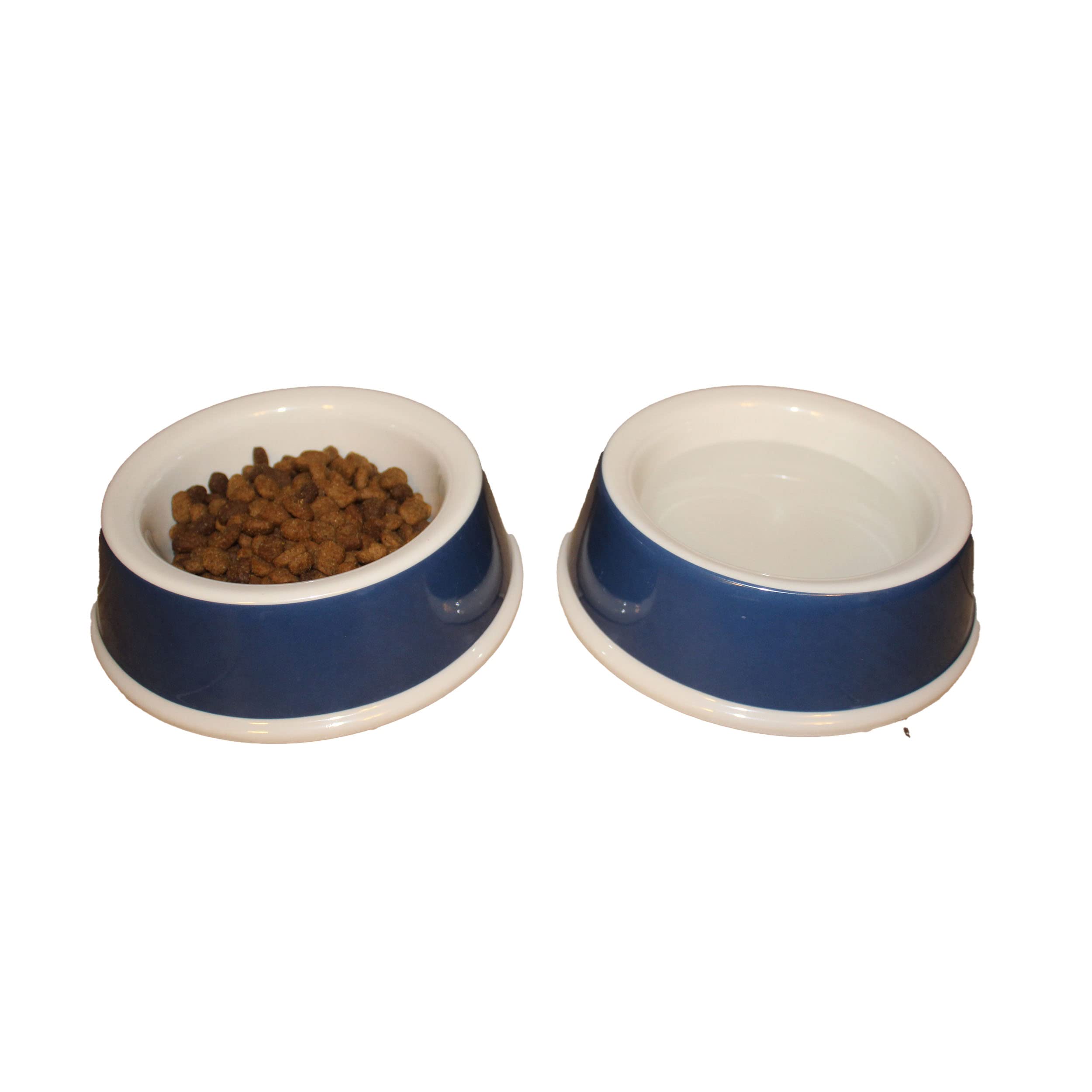 Van Ness EcoWare Small Dog Bowl - Non-Tip/Non-Skid, 15 OZ, Burlap, Model ENT15B, Eco-Friendly Bamboo Material