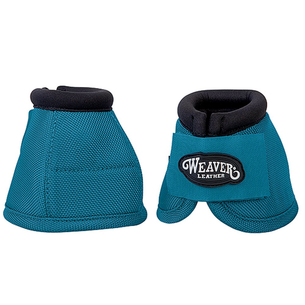 Weaver Leather Ballistic No-Turn Bell Boots Turquoise, Small