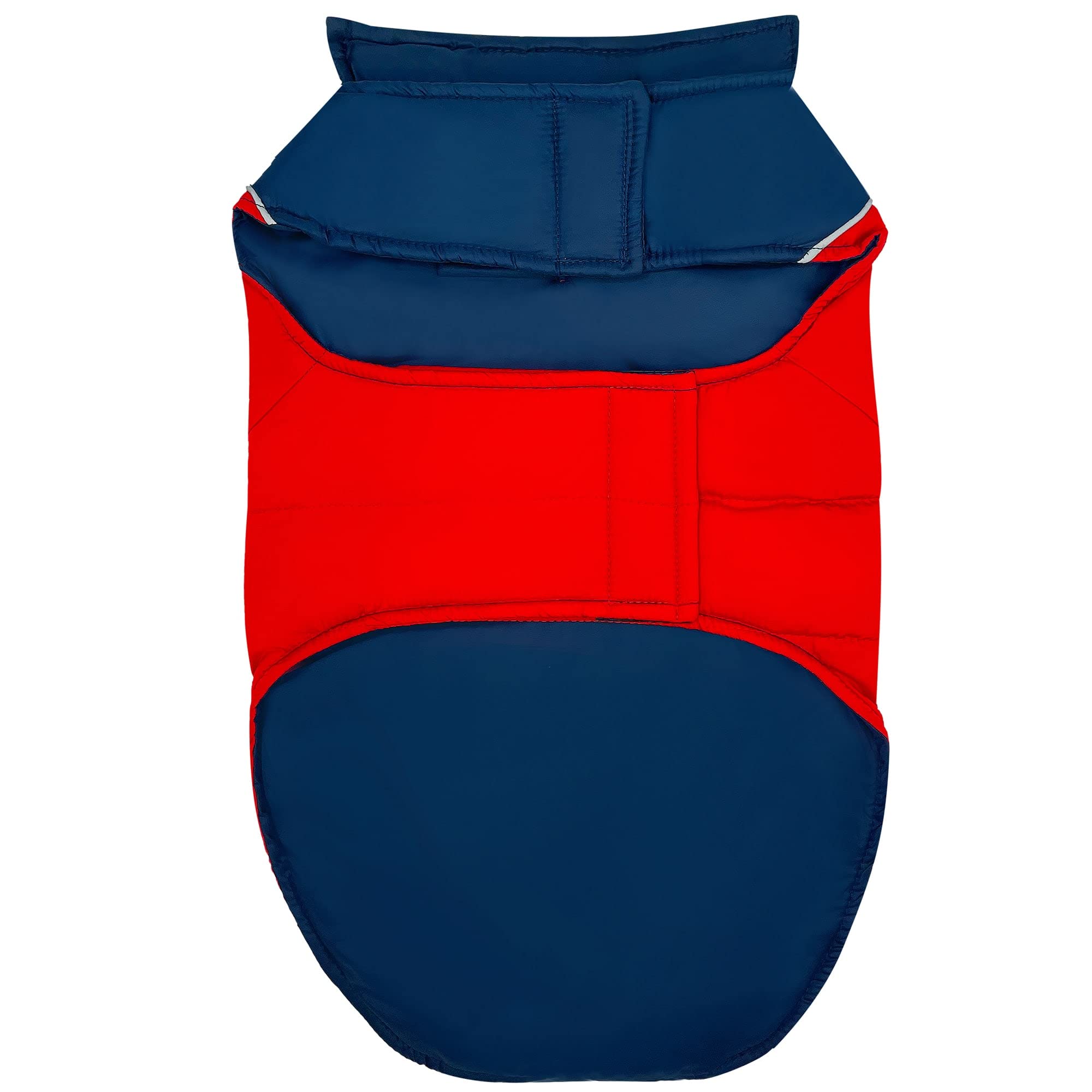 Nfl New England Patriots Puffer Vest For Dogs & Cats, Size Small. Warm, Cozy, And Waterproof Dog Coat, For Small And Large Dogs/