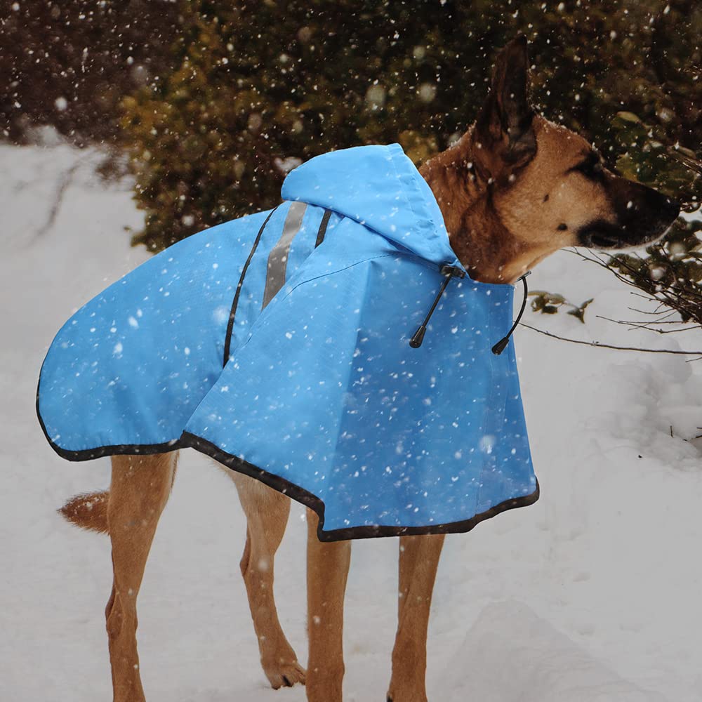 Candofly Dog Raincoat Reflective Dog Rain Jacket Waterproof Hooded Ponch Dog Rain Coat For Small Medium Large Dogs (Xx-Large, Sk