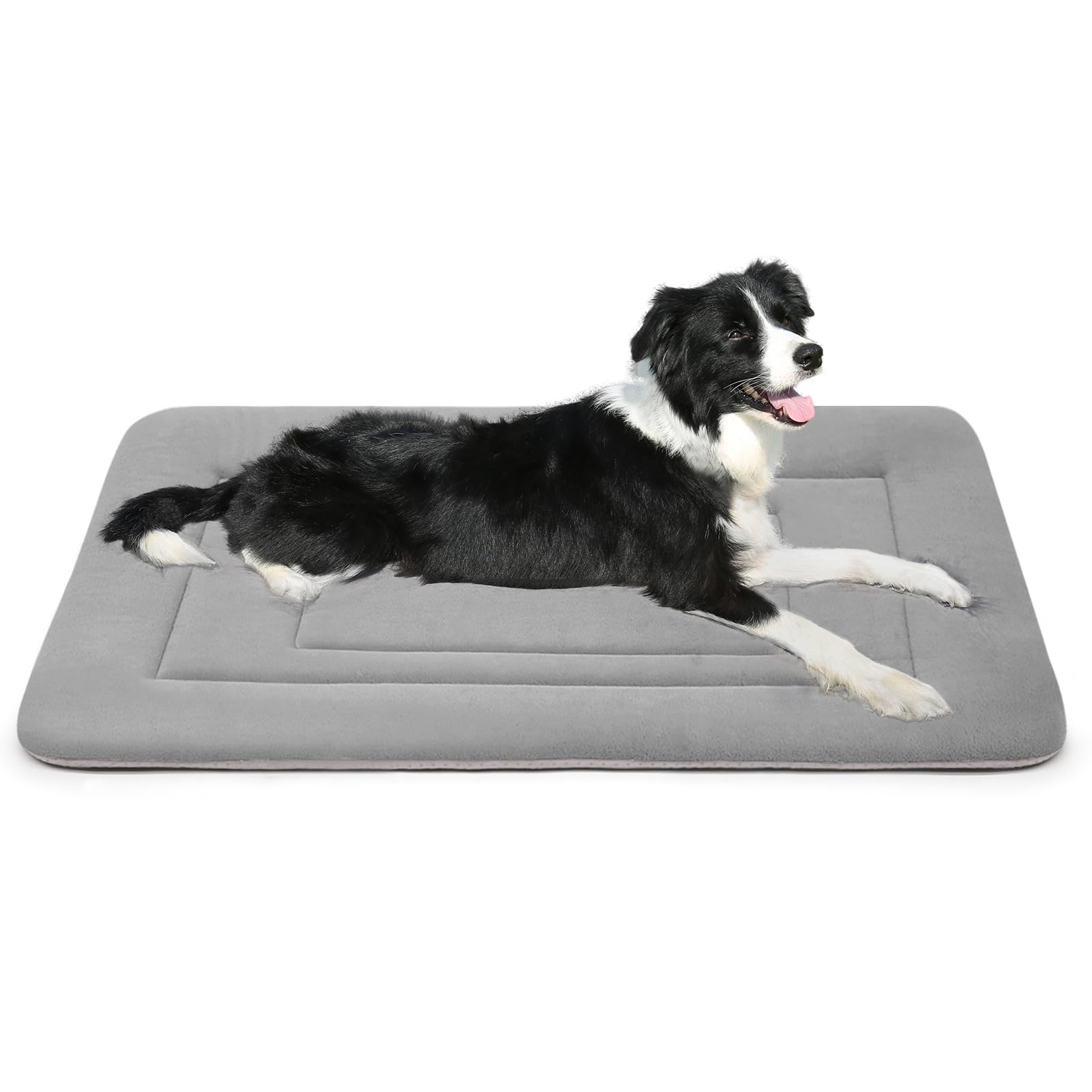 Joicyco Dog Bed Soft Dog Crate Bed Pad Mat, 36 In Non Slip Bottom Washable Dog Beds For Medium And Large Dogs, Pet Bed Mattress 