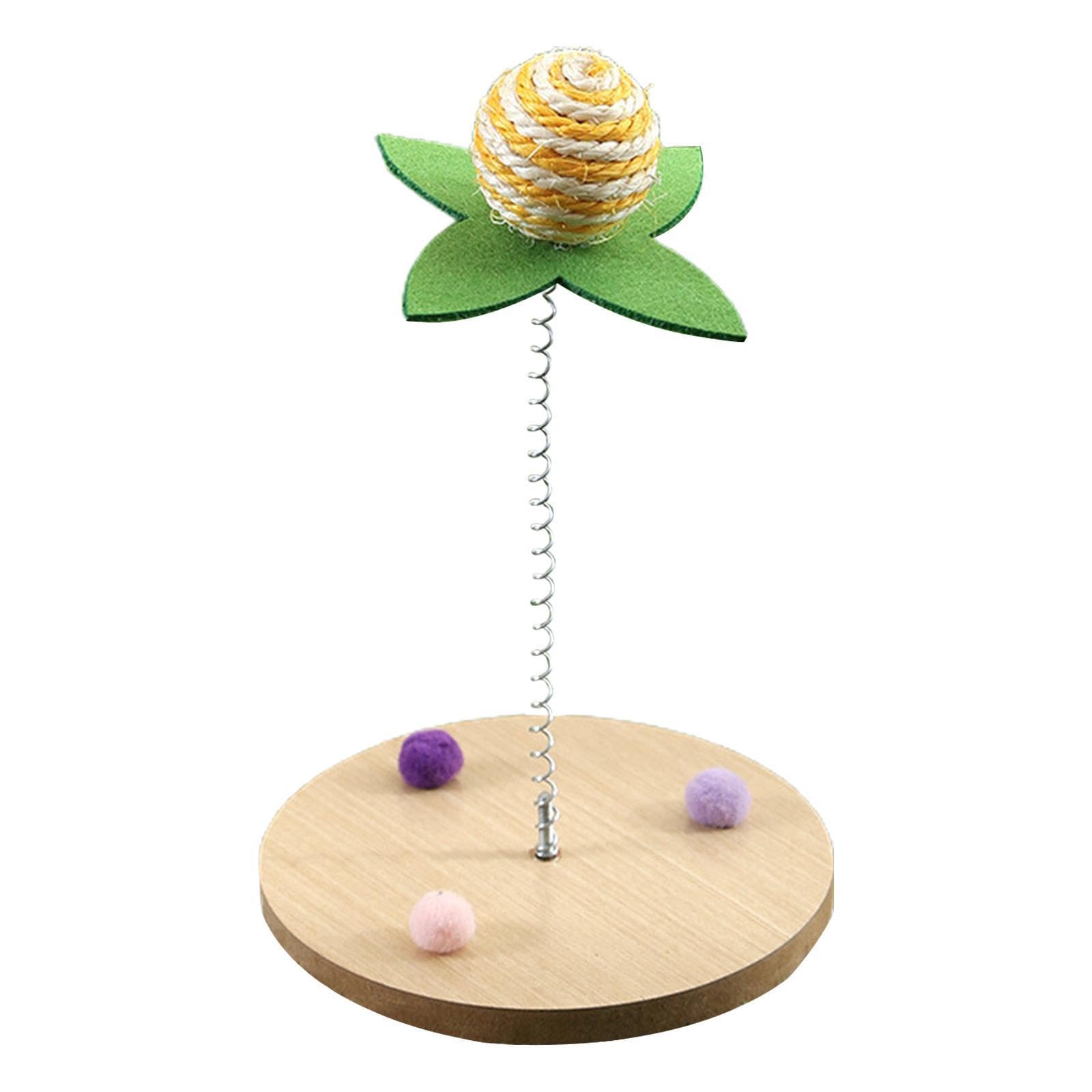 Ecomistiq Interactive Cat Toys Self Playing Sturdy Kitten Ball For Chasing| Toys| Supplies |Pet