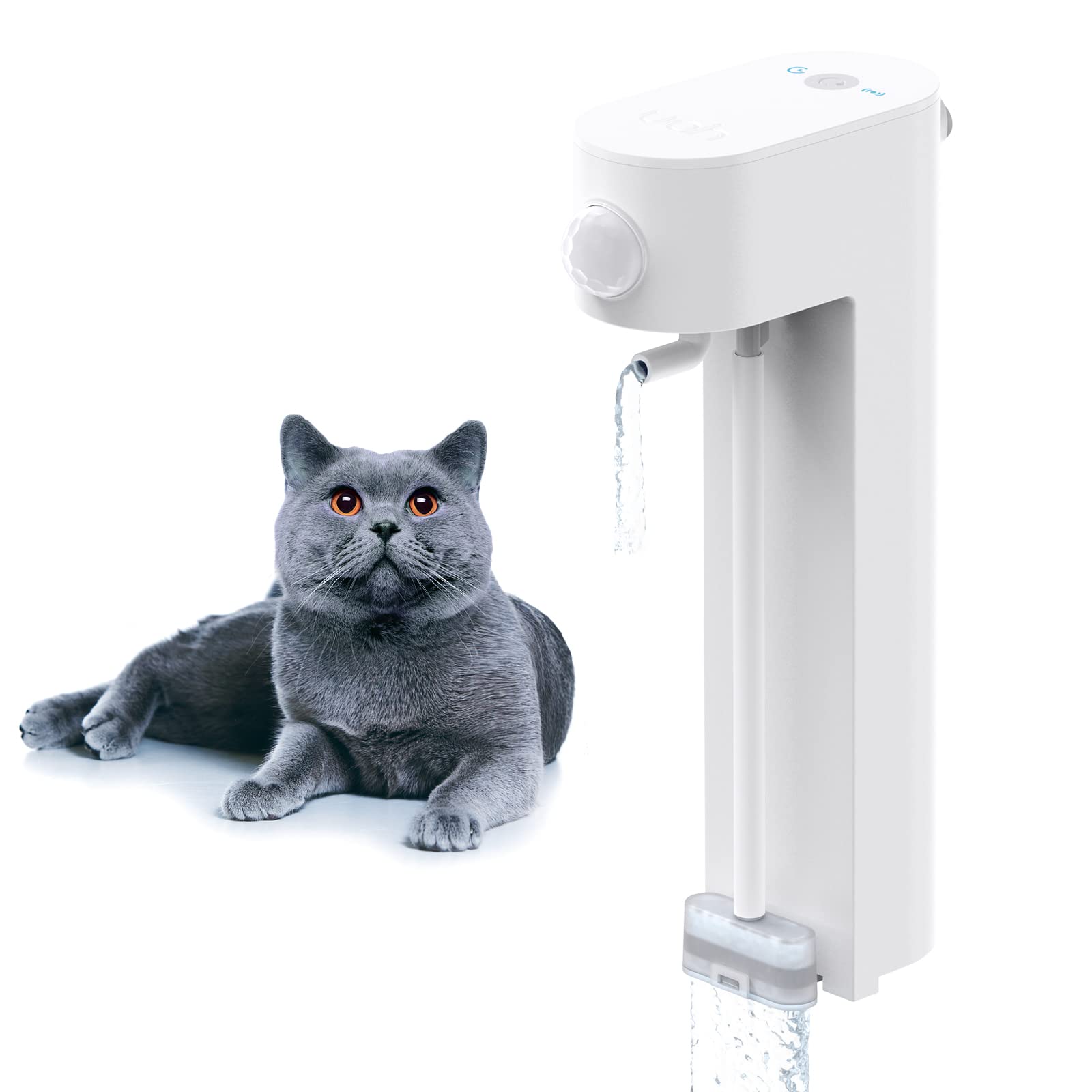 uahpet Replacement Pump for Wireless & Battery Operated Cat Water Fountain 67oz/2L Automatic Cat Water Dispenser