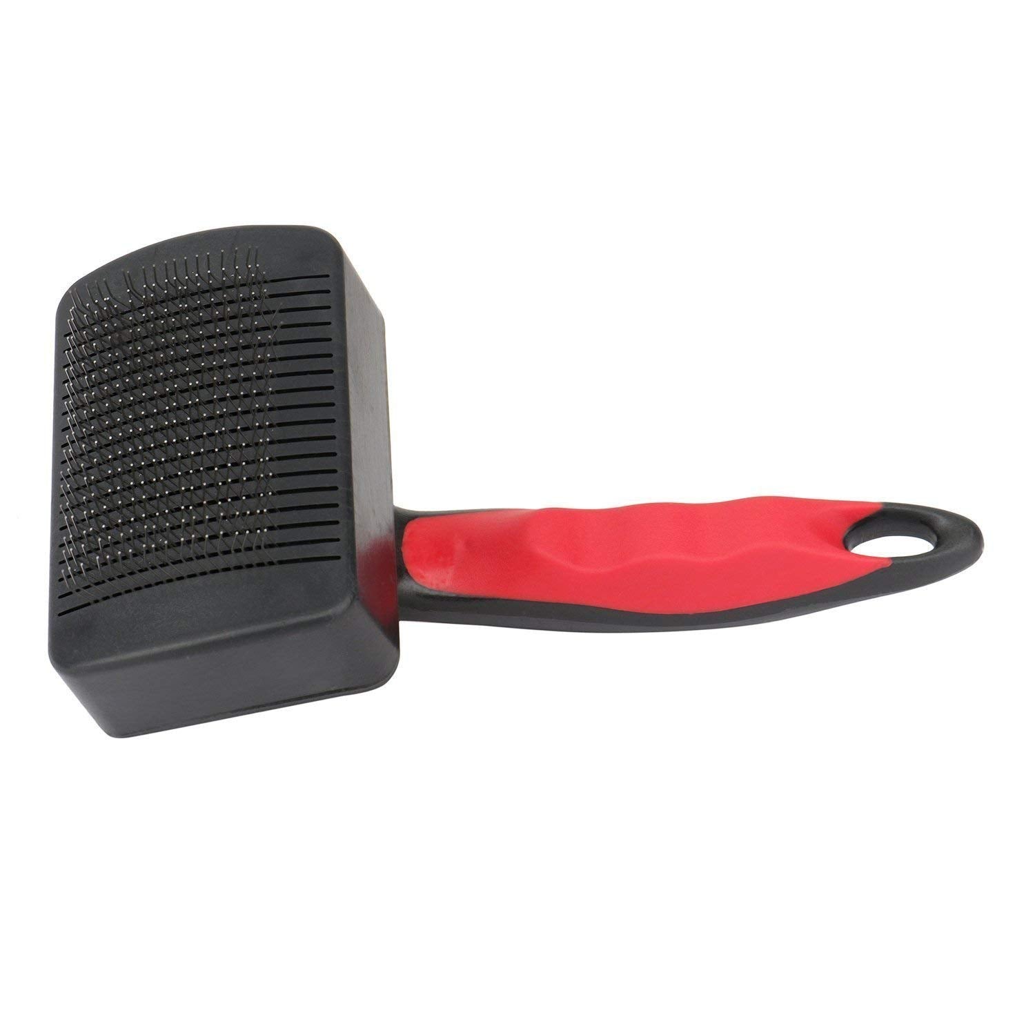 Rvpaws Dog Large Grooming Plastic Auto Slicker Self Cleaning Hair Brush For Dogs & Puppies  Color May Vary