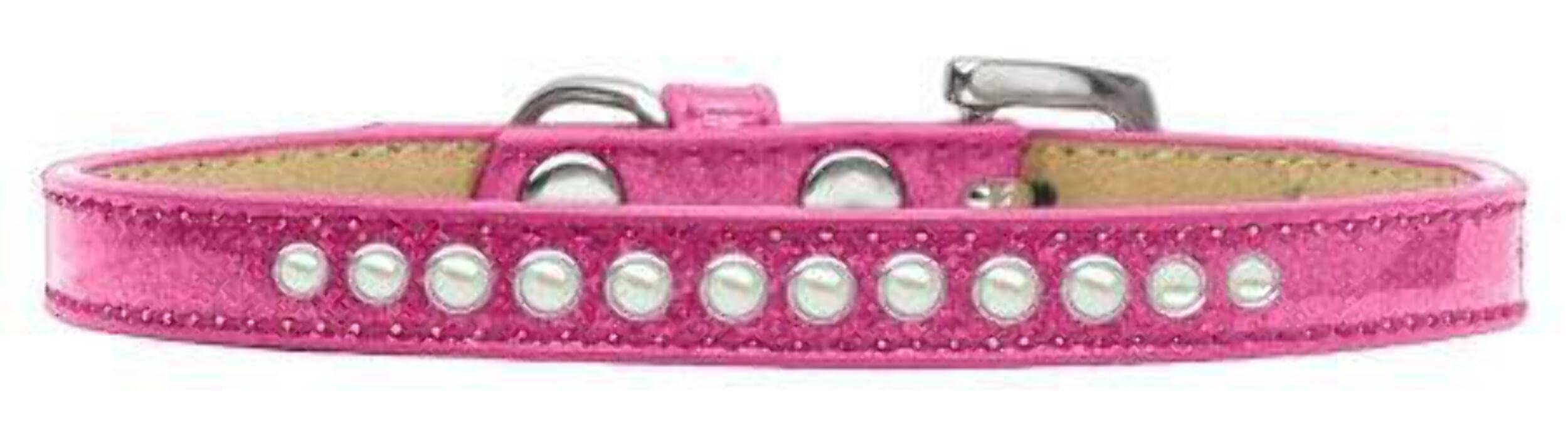Mirage Pet Products Pearl Orange Puppy Dog Ice Cream Collar, Size 8