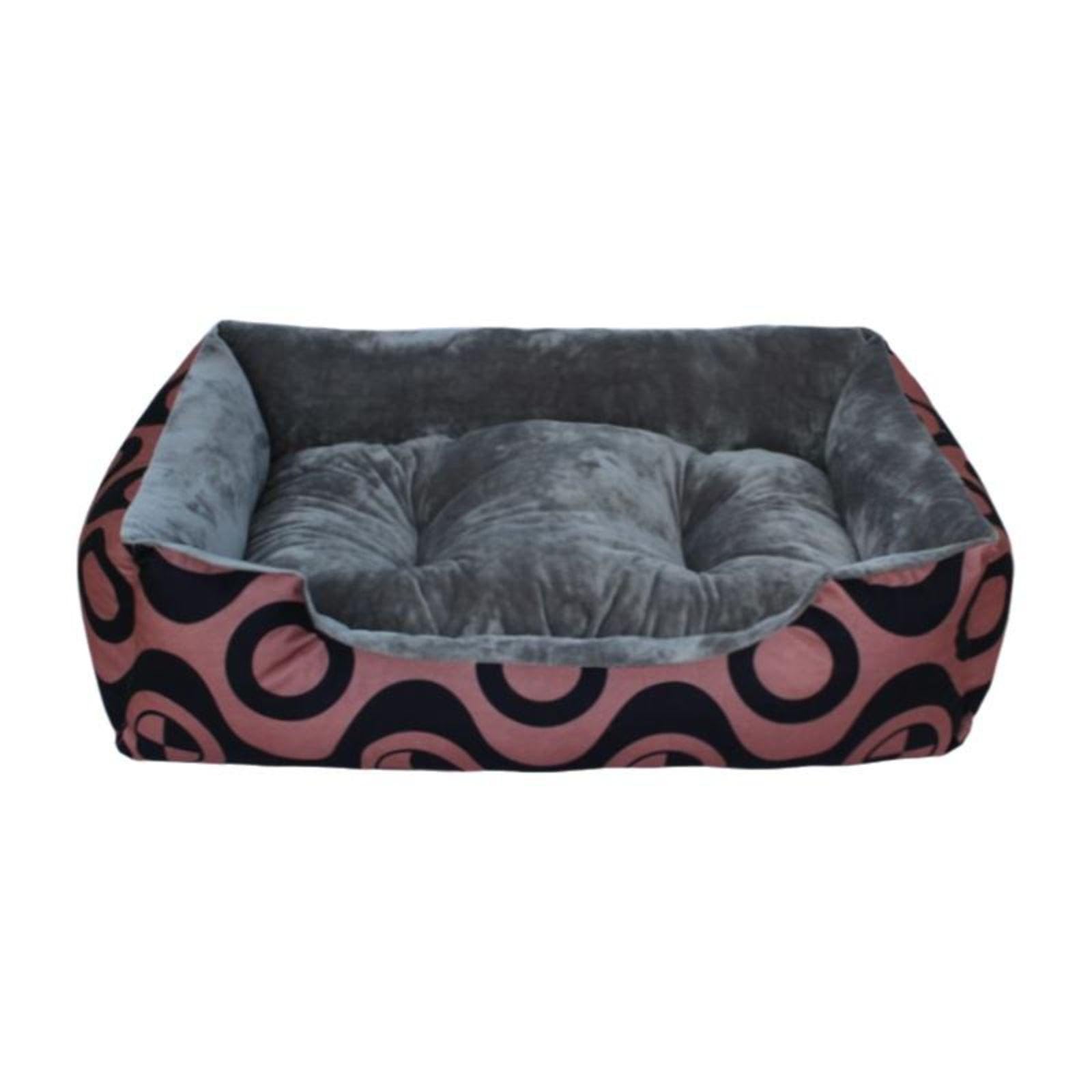 ZOOMELLA Dog Bed, Four Seasons Pet Sofa, Removable and cleanable Mat, Suitable for Large, average, and Small Dogs Bean Paste #4|