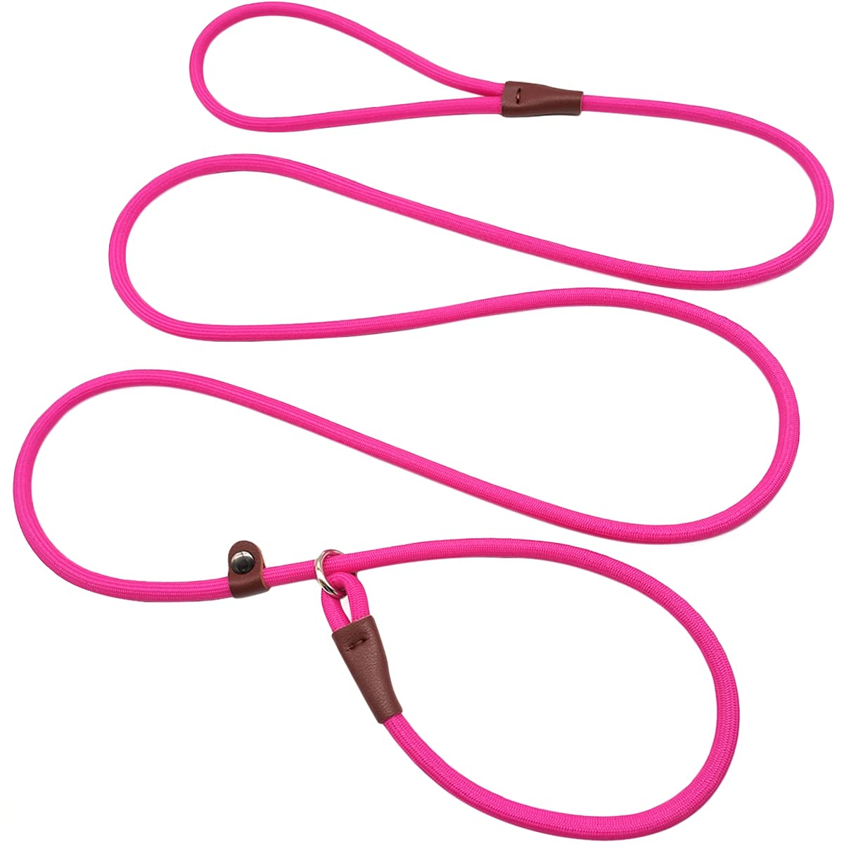 Maypaw Slip Lead Control Leash For Dogs No Pull, 13+ Colors Classic Dog Leash 7Ft Pet Slip Leash, 1/4” Rope Leash For Small Medium Animals