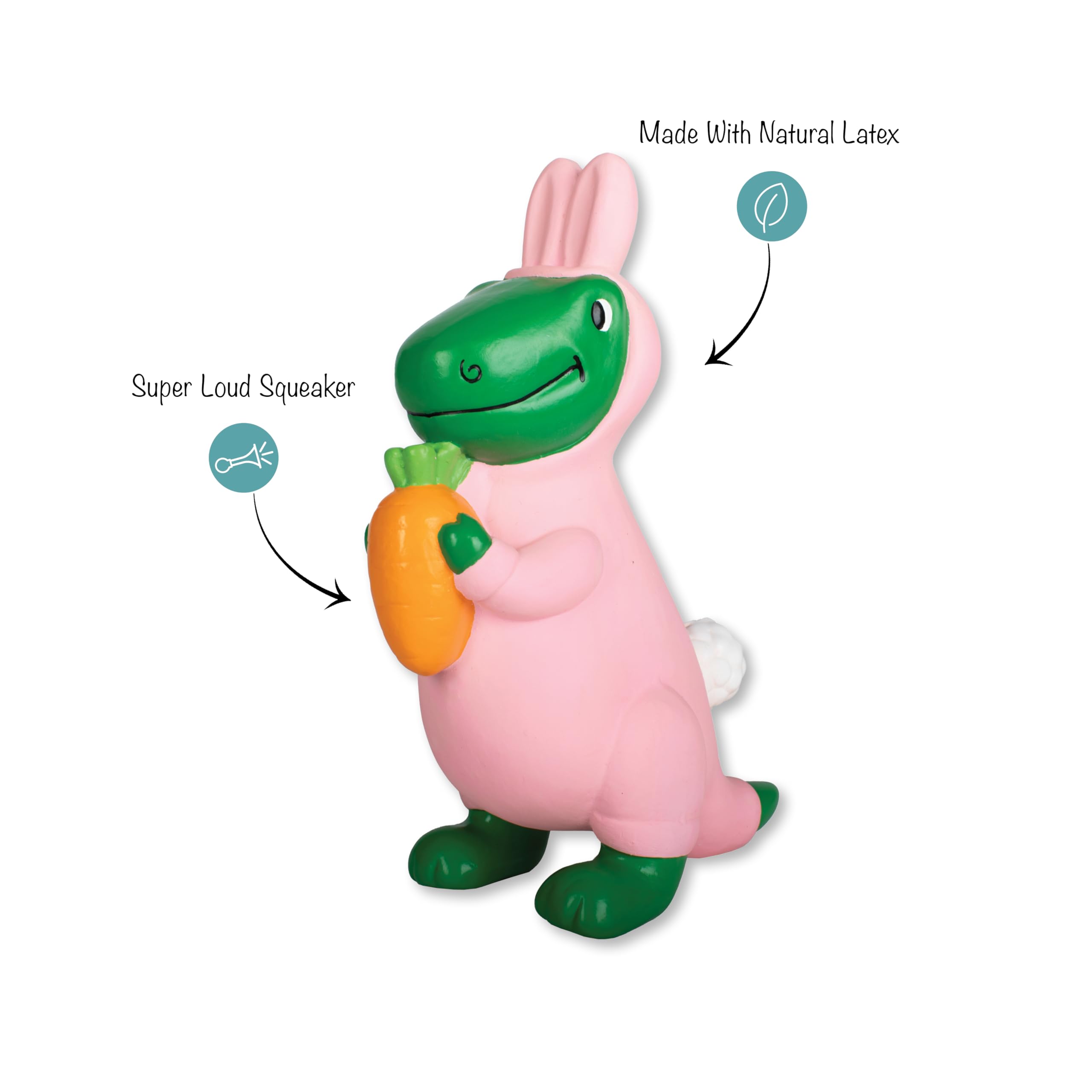 Fringe Studio Latex Dog Toy, Have A Hoppy Easter, Petshop Collection (366072)
