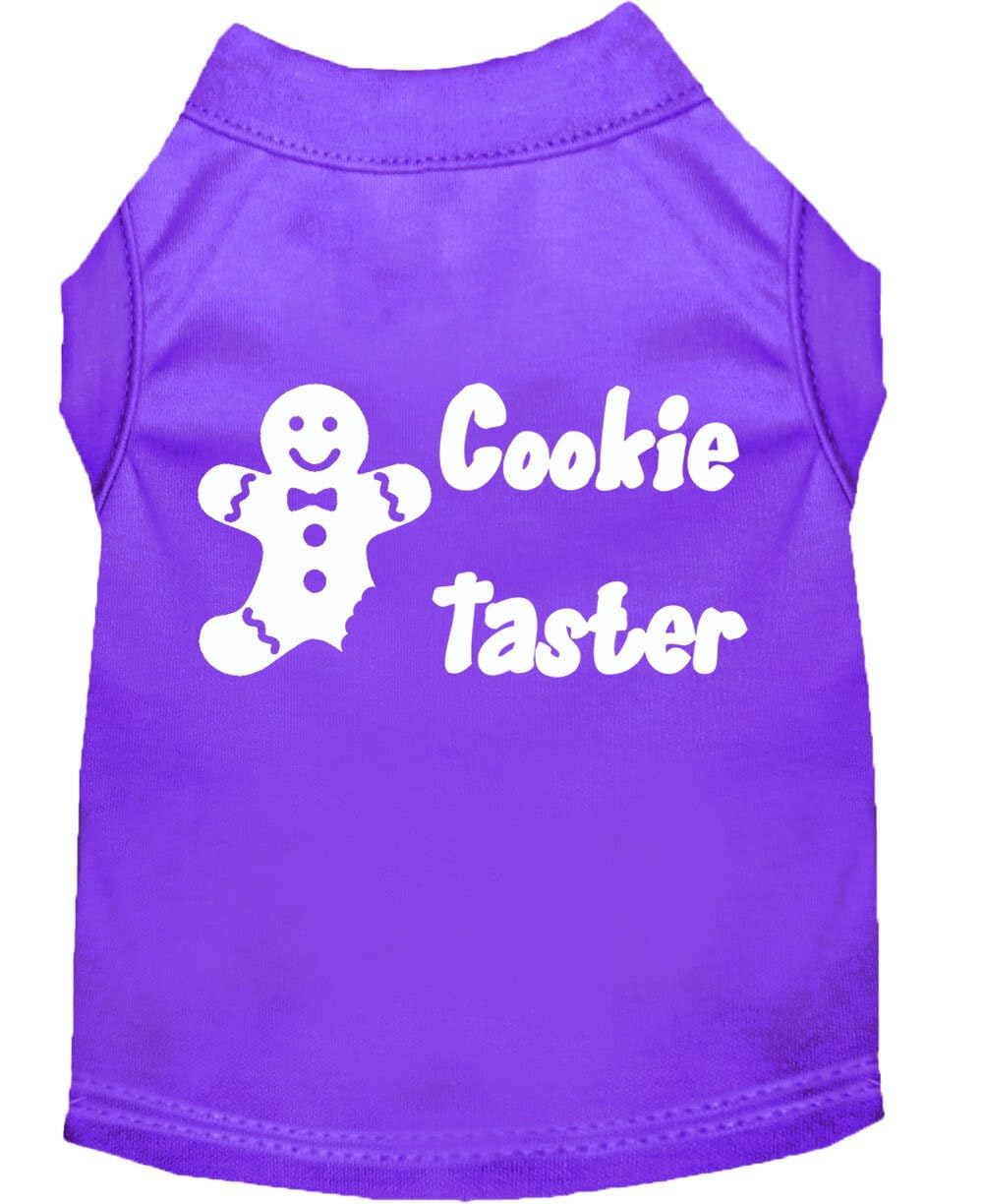 Mirage Pet Products 16-Inch Cookie Taster Screen Print Shirts for Pets, X-Large, Red