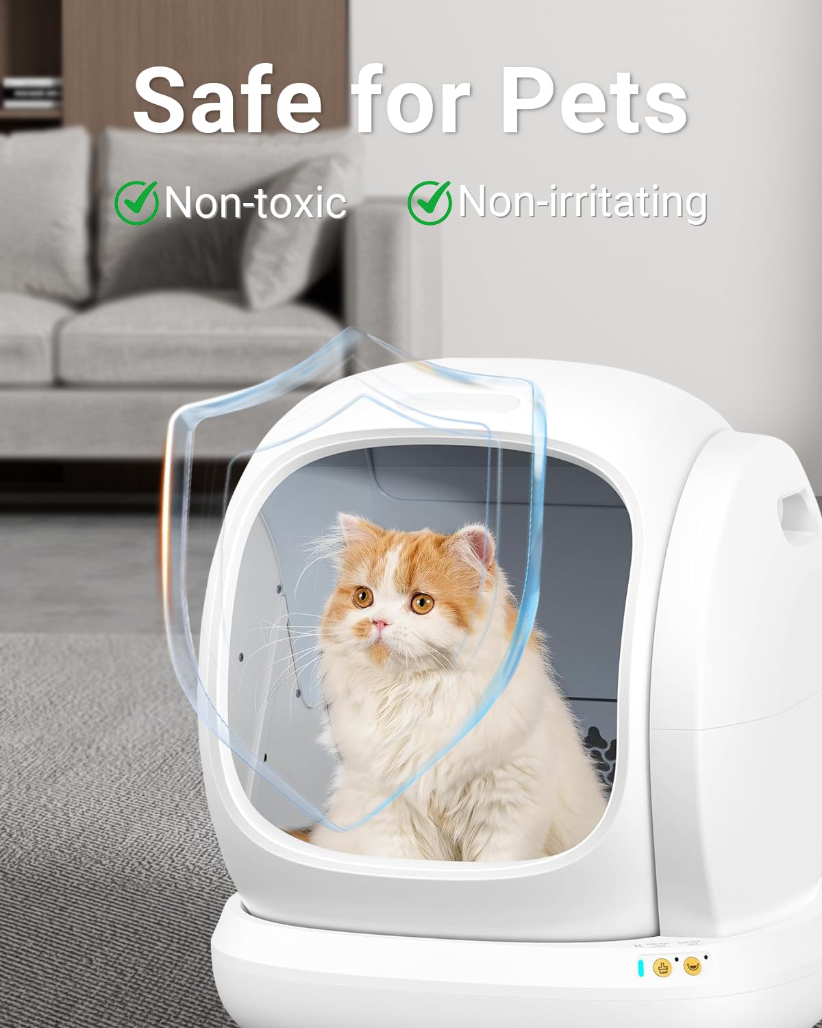 12 Packs Cat Litter Deodorizer Compatible With Meowant Self-Cleaning Cat Litter Box, Pet Deodorizer Odor Eliminator, Cat Litter