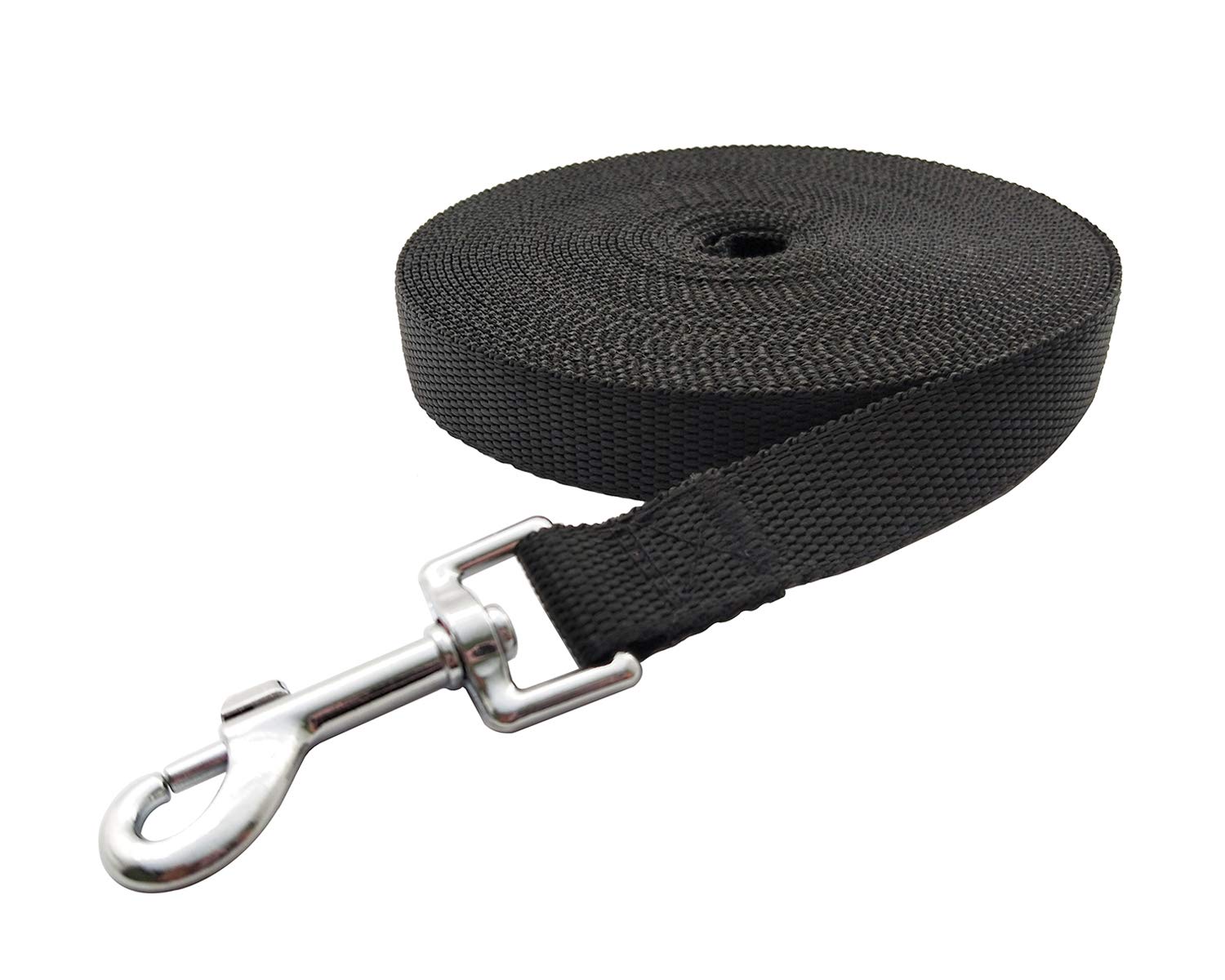 Nylon Training Dog Leash For Small Medium Large Dogs, 15Ft 20Ft 30Ft 50Ft Long Leash Dog/Puppy Lead For Obedience Recall Training, Camping (20Ft, Rainbow)