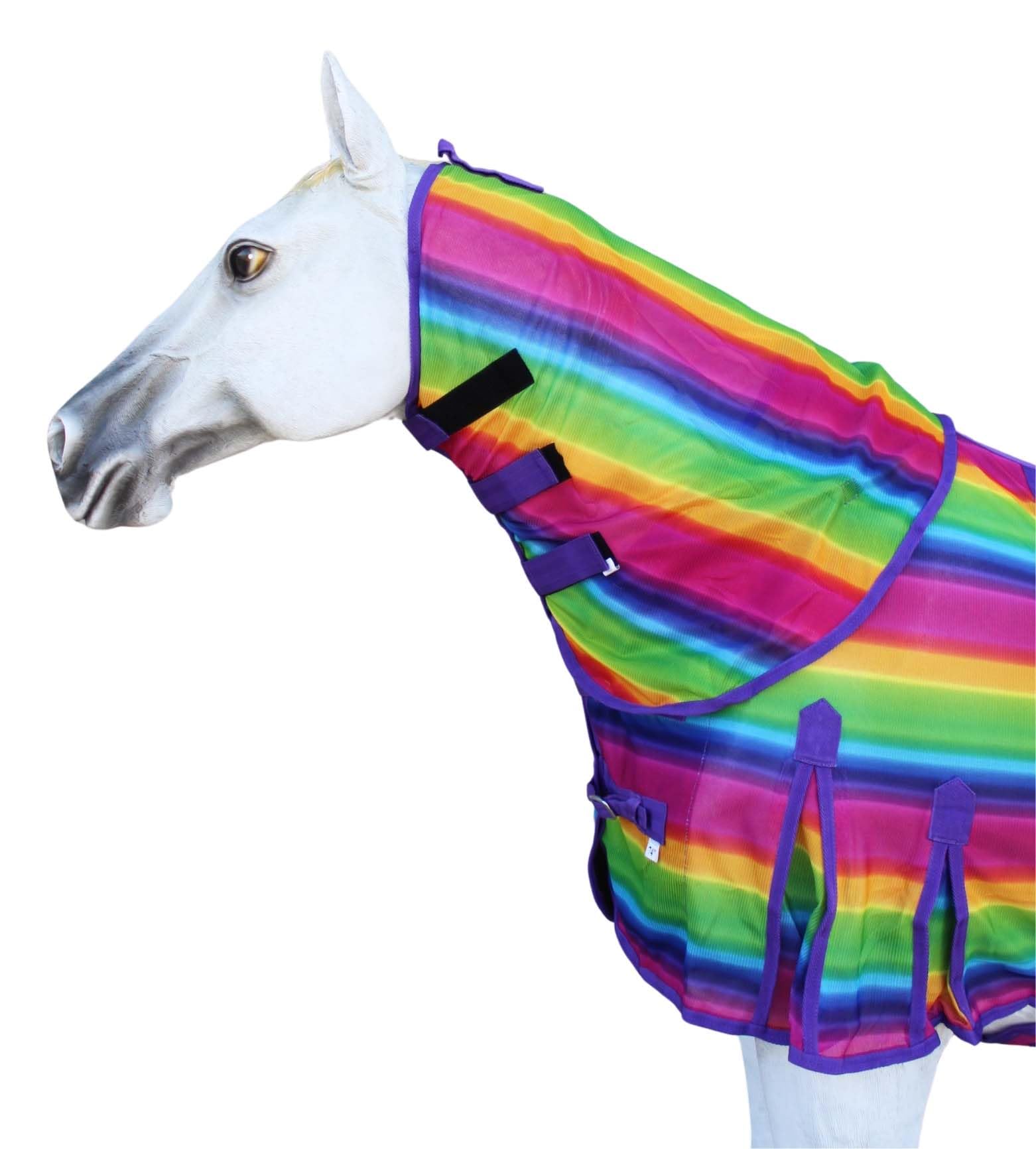 Challenger 68'' Horse Mesh Summer Flysheet Spring Airflow Neck 73149