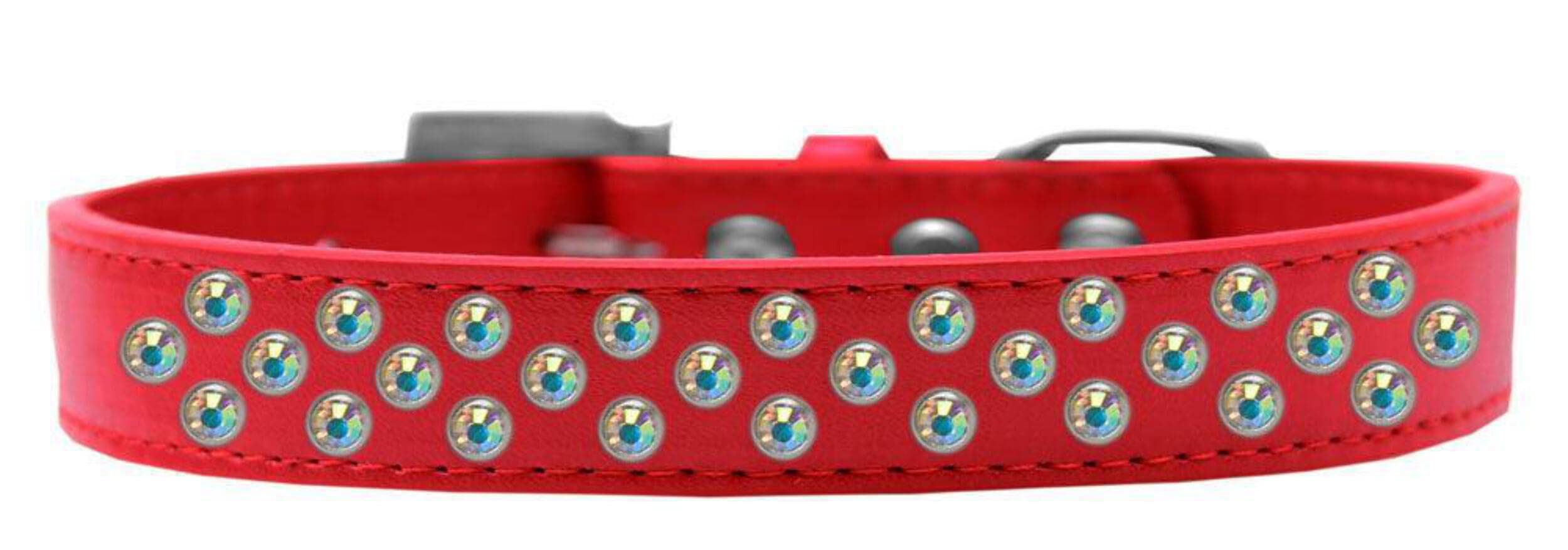Mirage Pet Products Sprinkles Dog Collar with AB Crystals, Size 20, Lavender