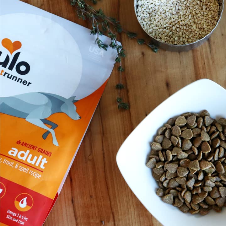 Nulo Frontrunner Turkey, Trout & Spelt Adult Dry Kibble Dog Food with Ancient Grains, 25 Pound Bag