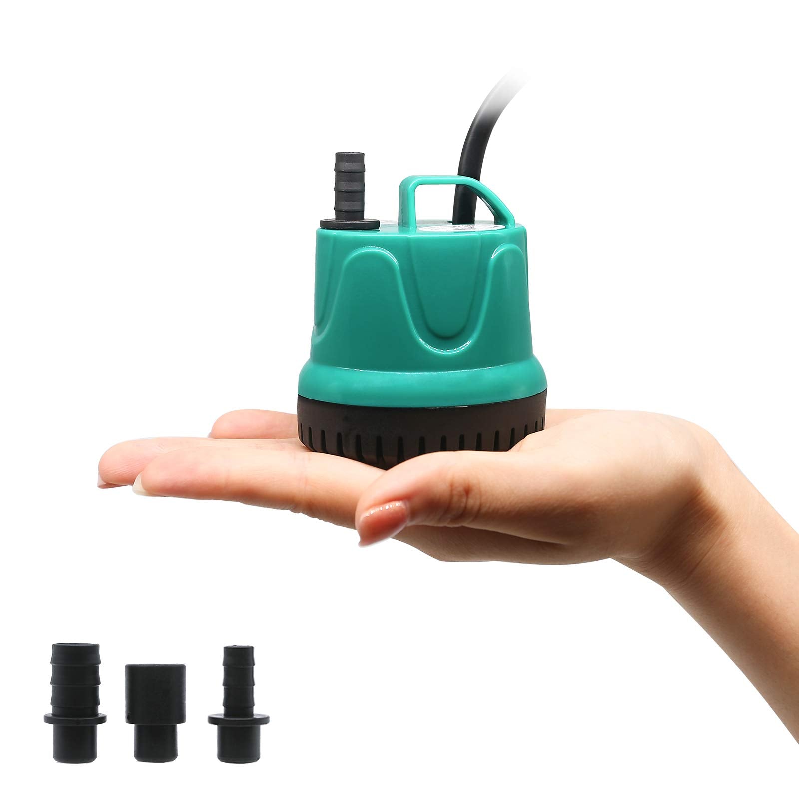 Upettools Submersible Water Pump, Ultra Silence Circulation Multifunctional Water Pump with Handle for Pond, Aquarium, Hydroponi
