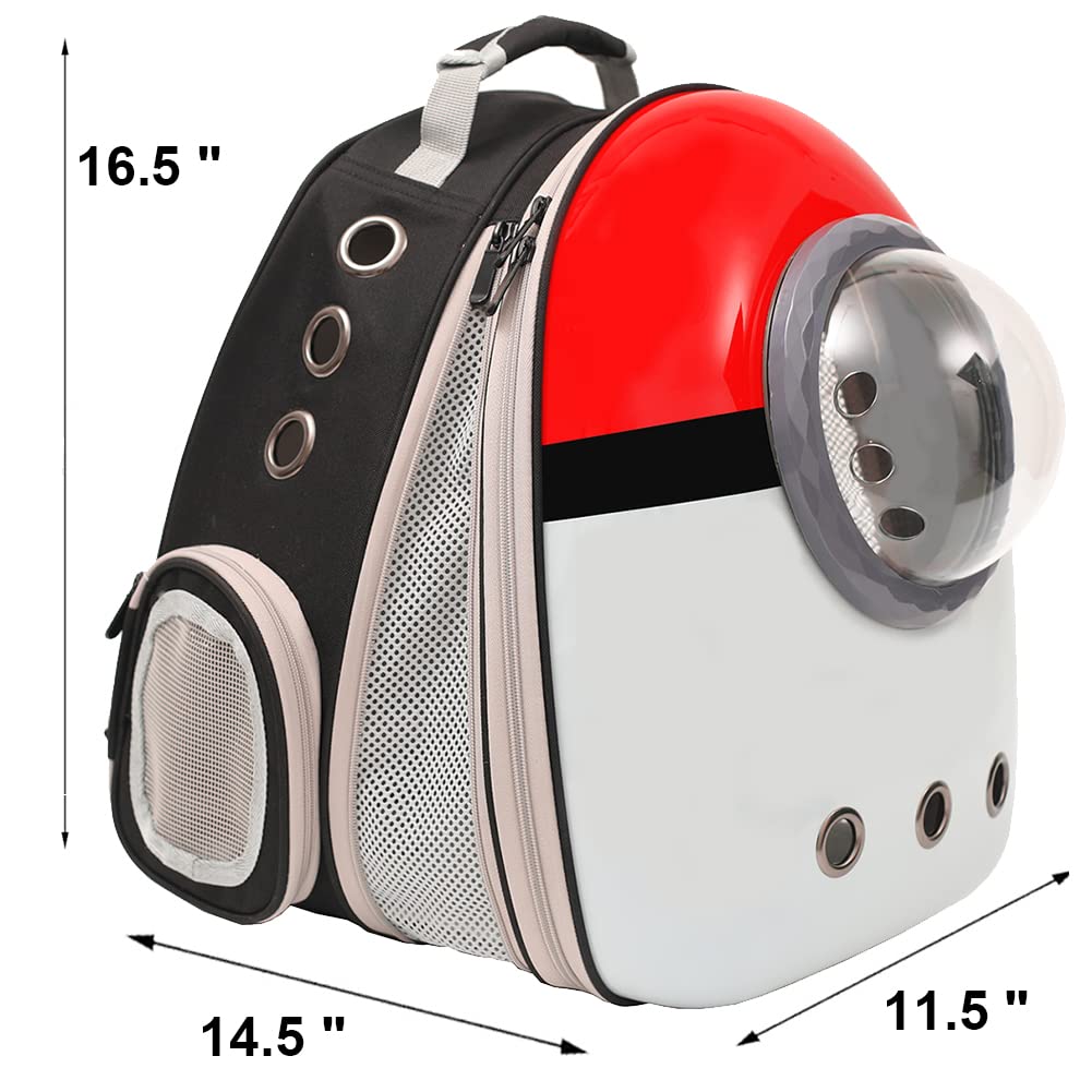 Front Expandable Cat Backpack Carrier, Fit up to 20 lbs, Space Capsule Astronaut Cat Bubble Backpack to Carry and Transport Larg