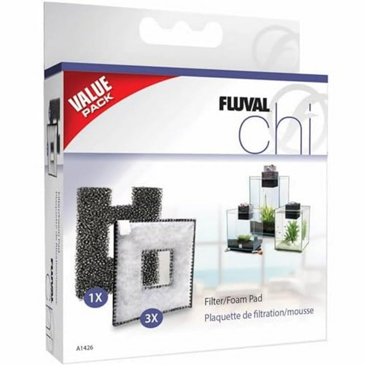 Fluval A1426 Chi I/Ii Filter Foam/Pad Combo Pack (Replaces A1421)
