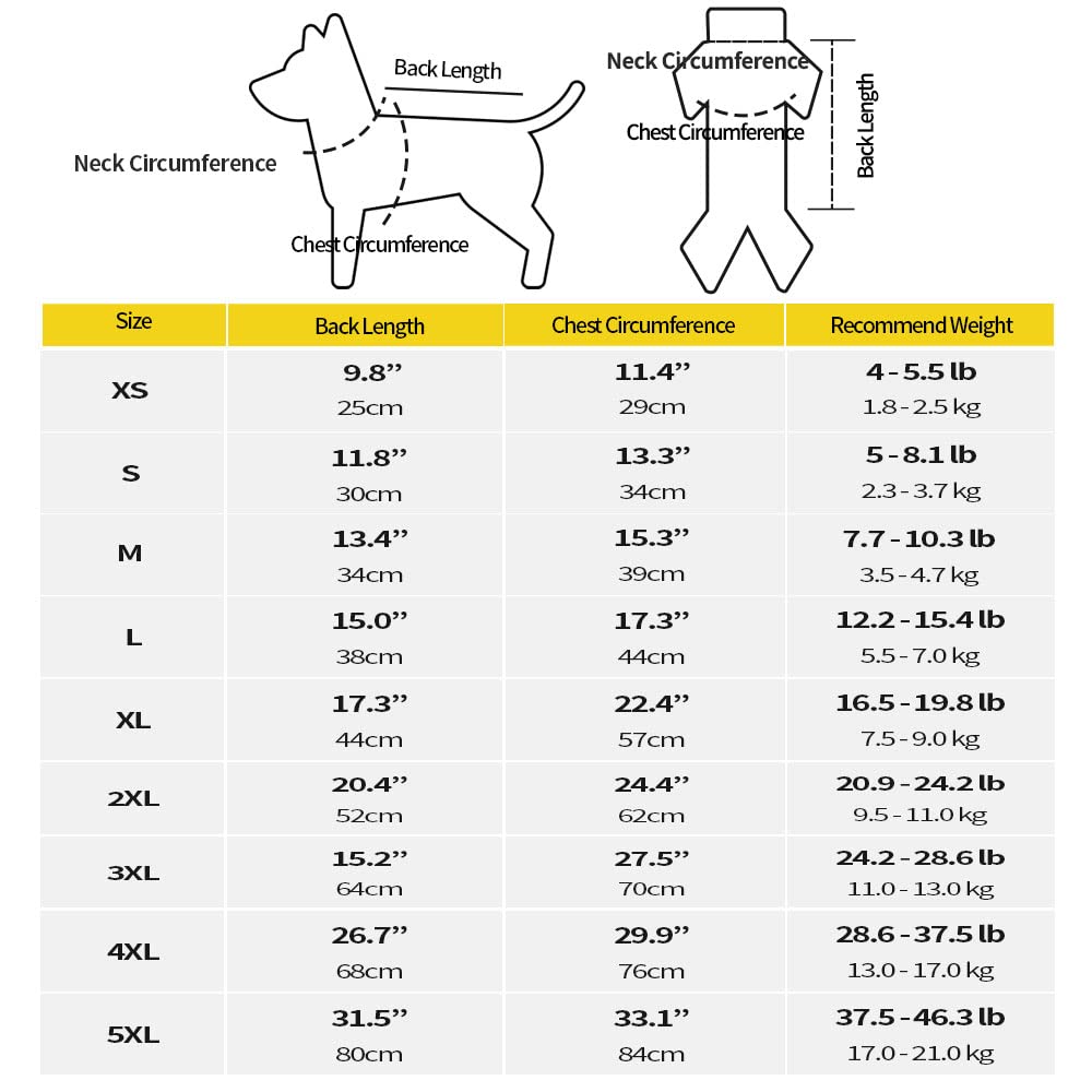 Lucky Petter Dog Pajamas For Small Dog Basic Onesie Doggie Jammies Dog Shirt Stretchable Dog Jumpsuit Bodysuit Pjs (3X-Large, Stripe Navy)